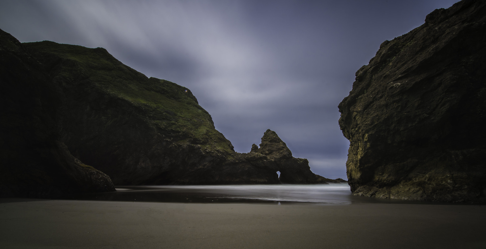 Nikon D750 + Tamron SP 15-30mm F2.8 Di VC USD sample photo. The lonely beach. photography