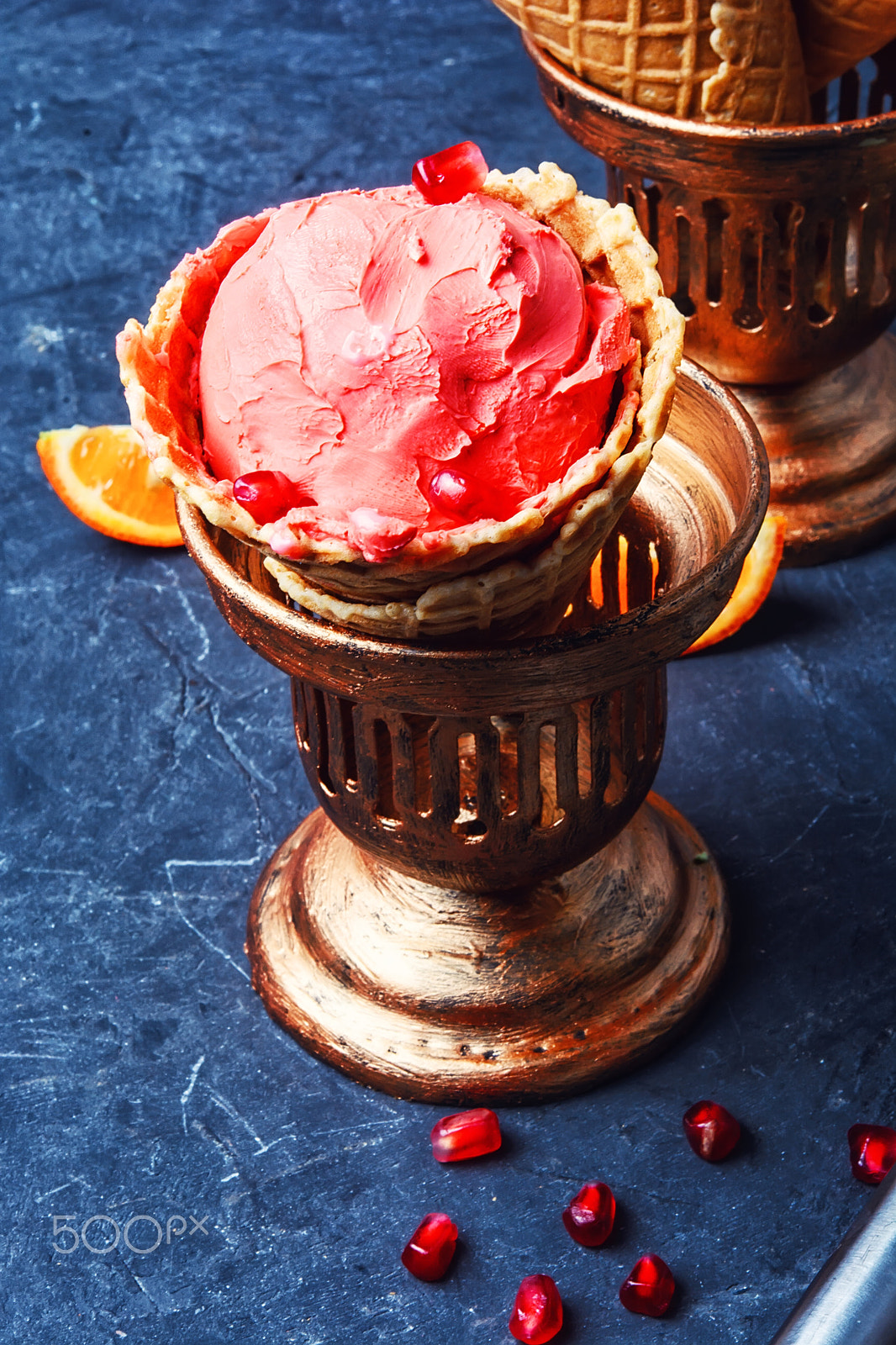 Nikon AF-S Micro-Nikkor 60mm F2.8G ED sample photo. Sundae in waffle cup photography