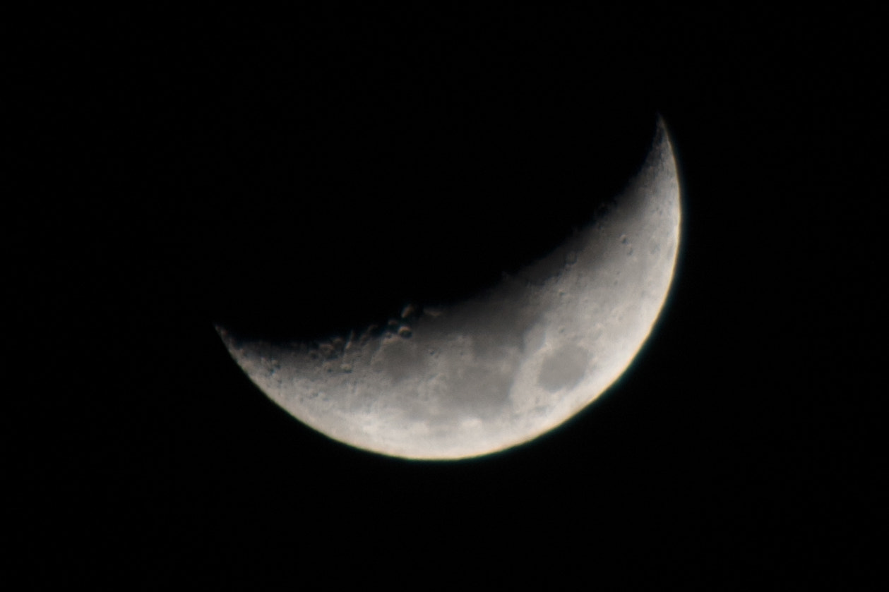 smc PENTAX-FA 80-320mm F4.5-5.6 sample photo. Moon 3 photography