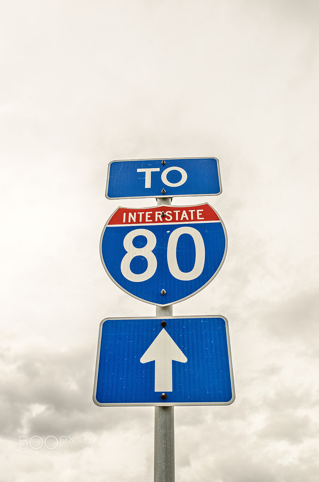 Nikon AF-S Nikkor 14-24mm F2.8G ED sample photo. To interstate 80 sign photography