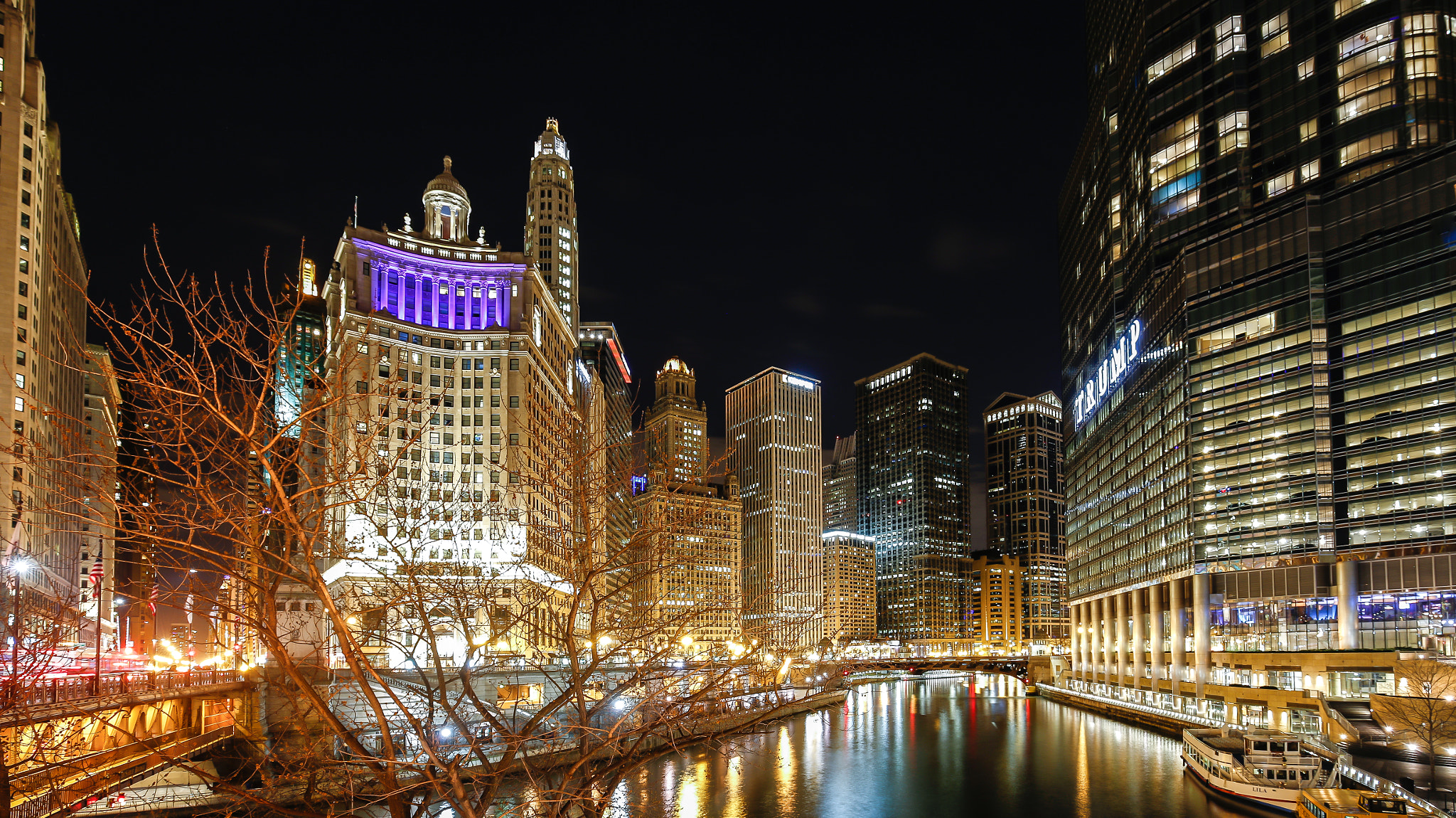 Canon EOS 6D sample photo. Chicago by night photography