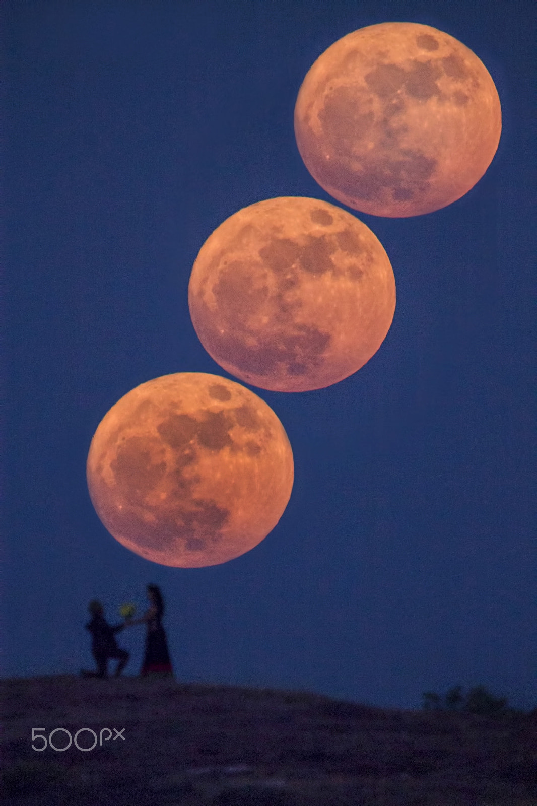 Tamron SP 150-600mm F5-6.3 Di VC USD sample photo. Proposal super moon photography