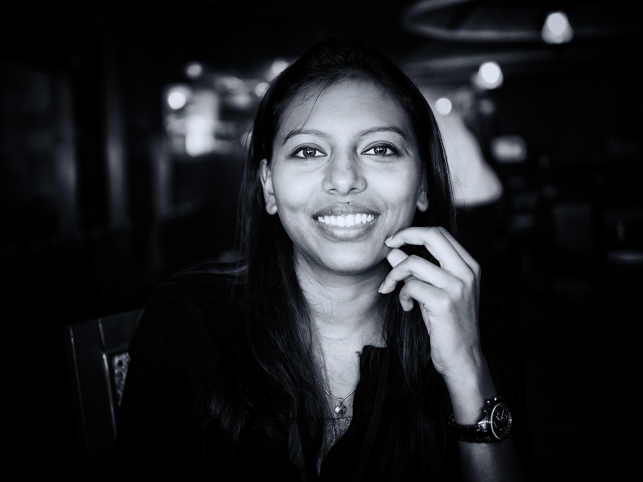 Olympus OM-D E-M5 sample photo. A pretty smile photography