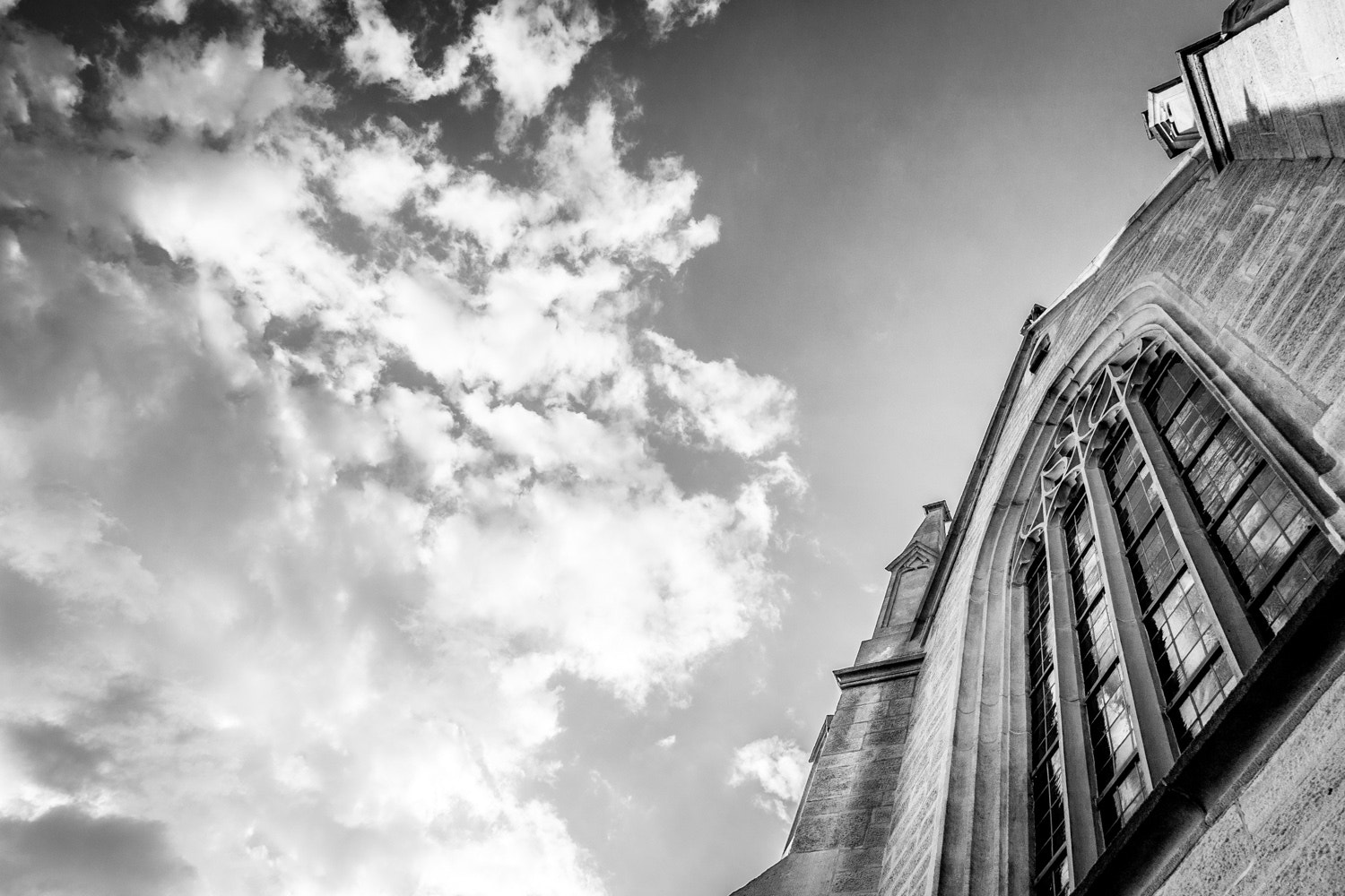 Canon EOS 5D sample photo. Church & clouds photography