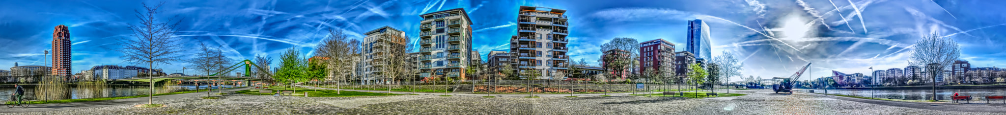 CASIO EX-ZR500 sample photo. 360° roll on frankfurt photography