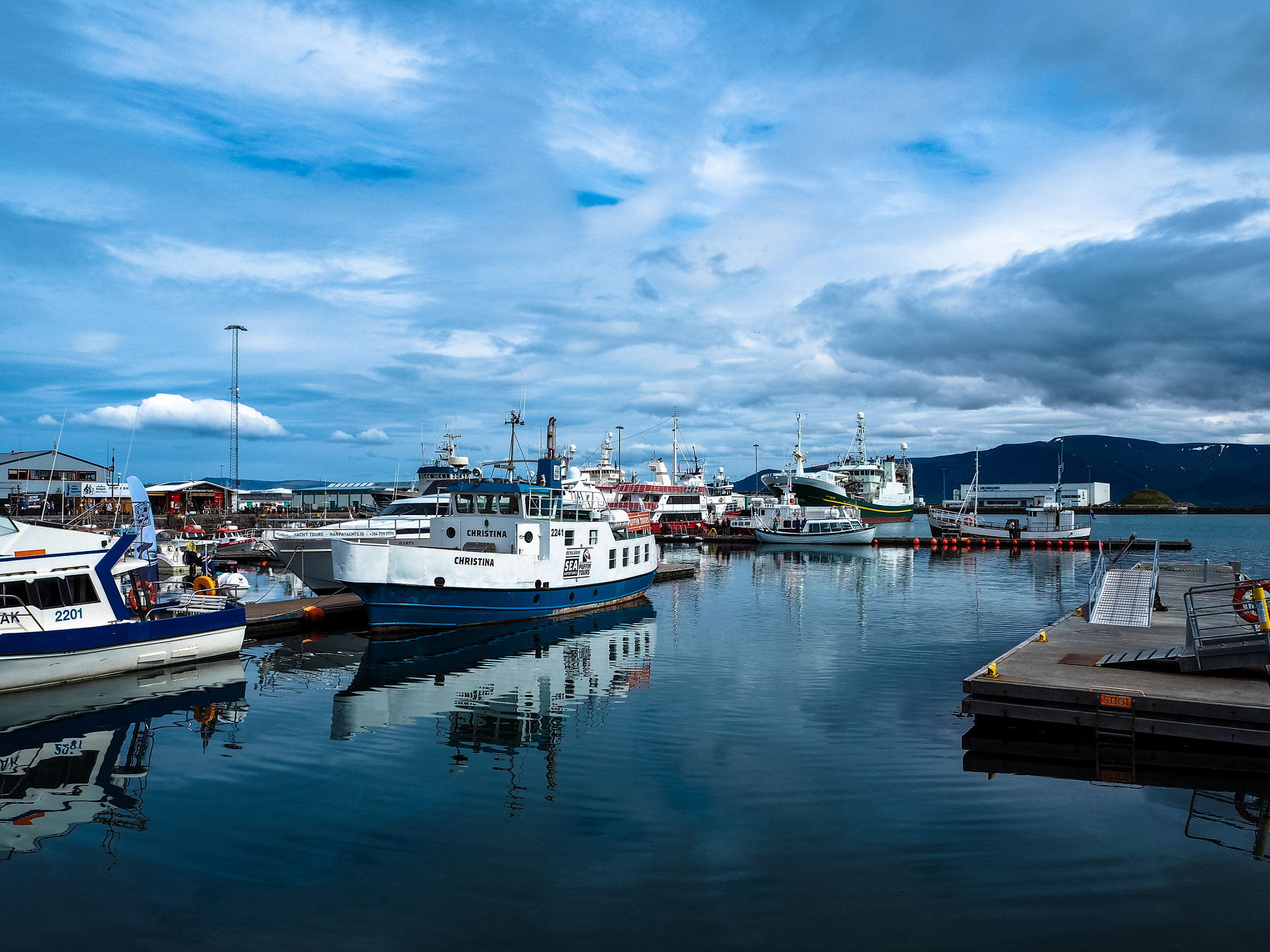 Olympus PEN E-PL7 sample photo. Reykjavik port photography