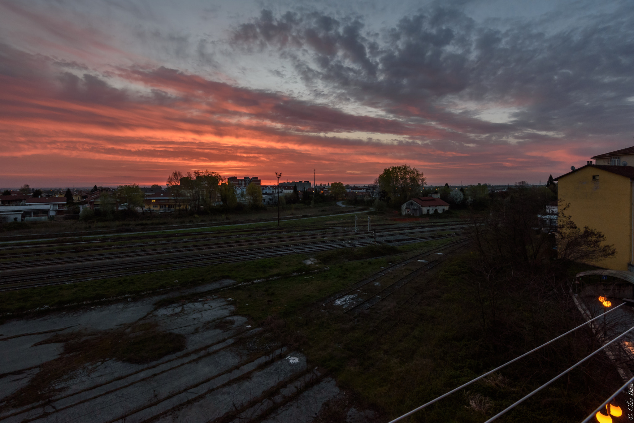 Nikon D750 + Nikon AF-S Nikkor 16-35mm F4G ED VR sample photo. Alba dal balcone posteriore photography