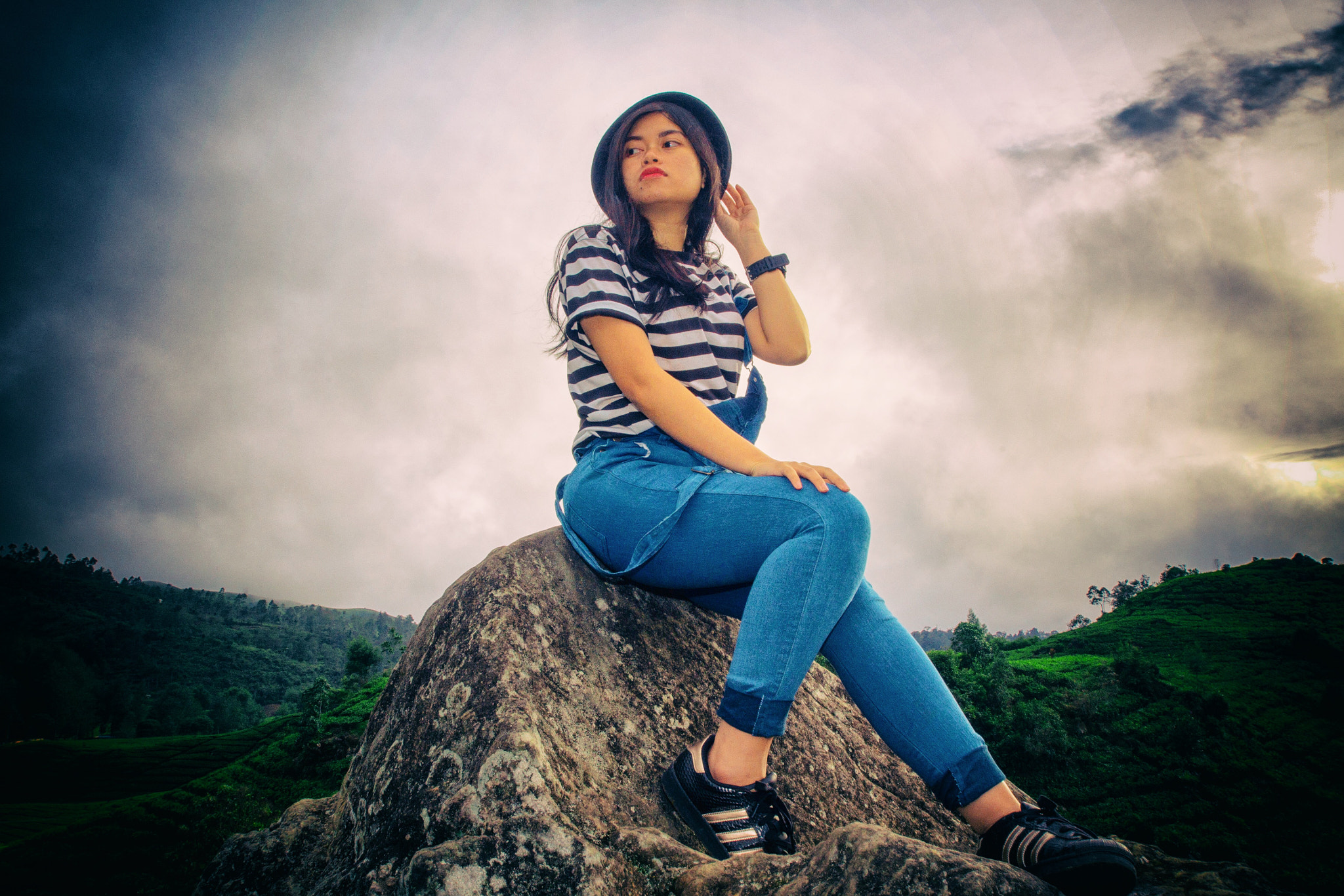 Olympus OM-D E-M5 sample photo. Tea garden ciwidey photography
