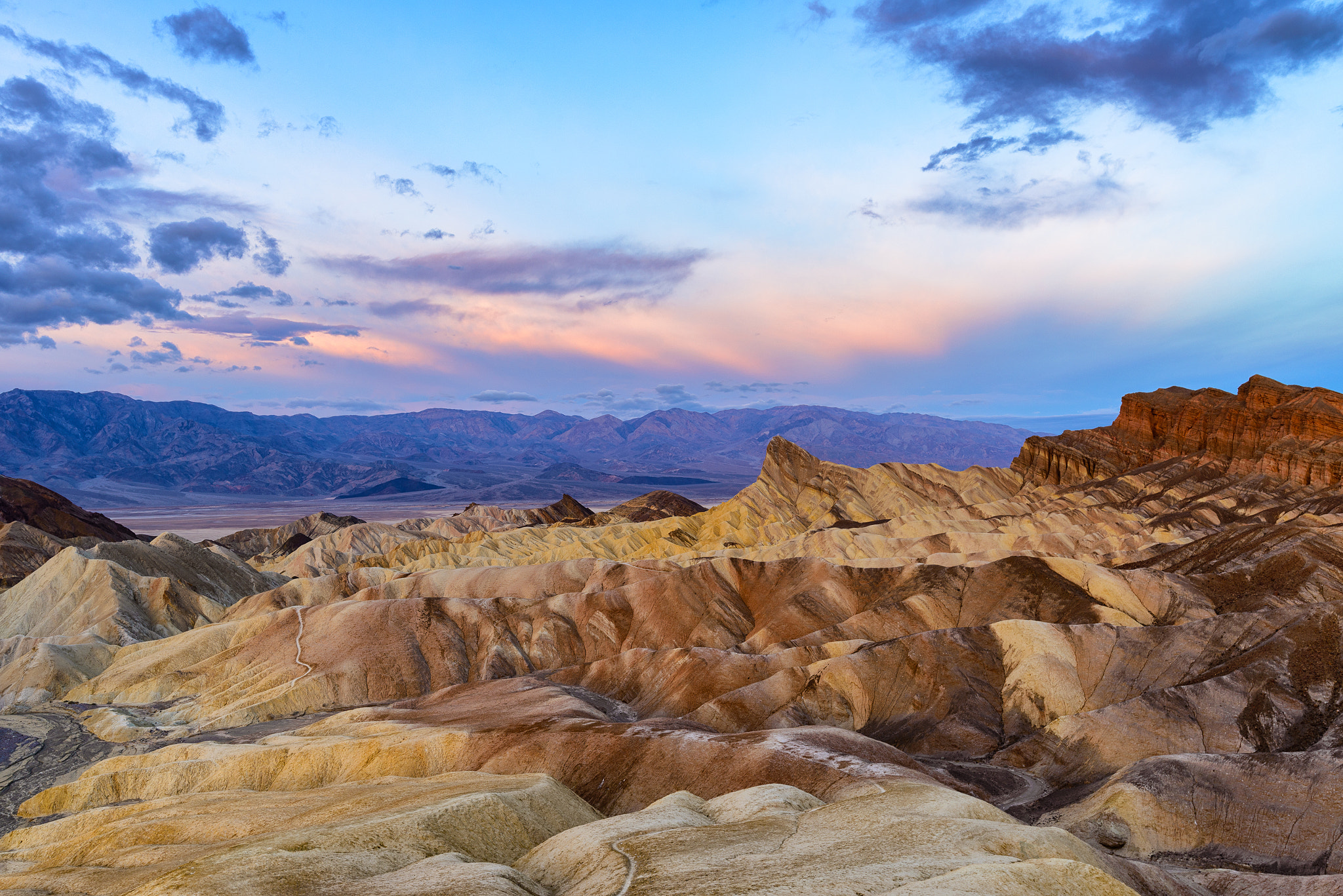 Nikon D600 sample photo. Zabriske point photography