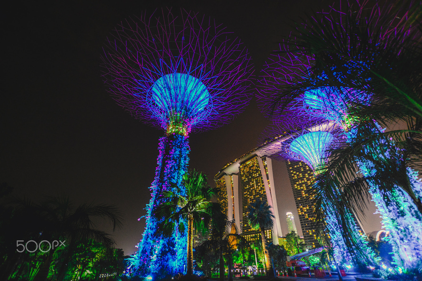 Sigma 10-20mm F3.5 EX DC HSM sample photo. Marina bay towers photography
