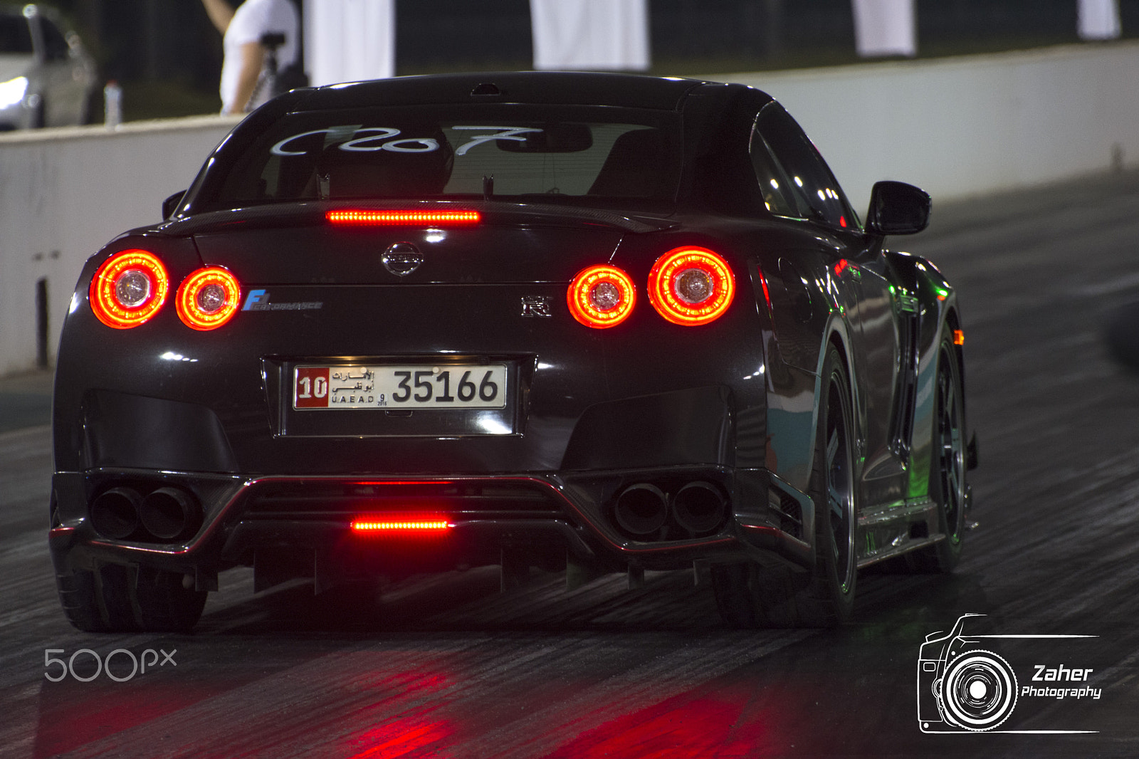 Nikon D7200 sample photo. Nissan gtr in drag race photography
