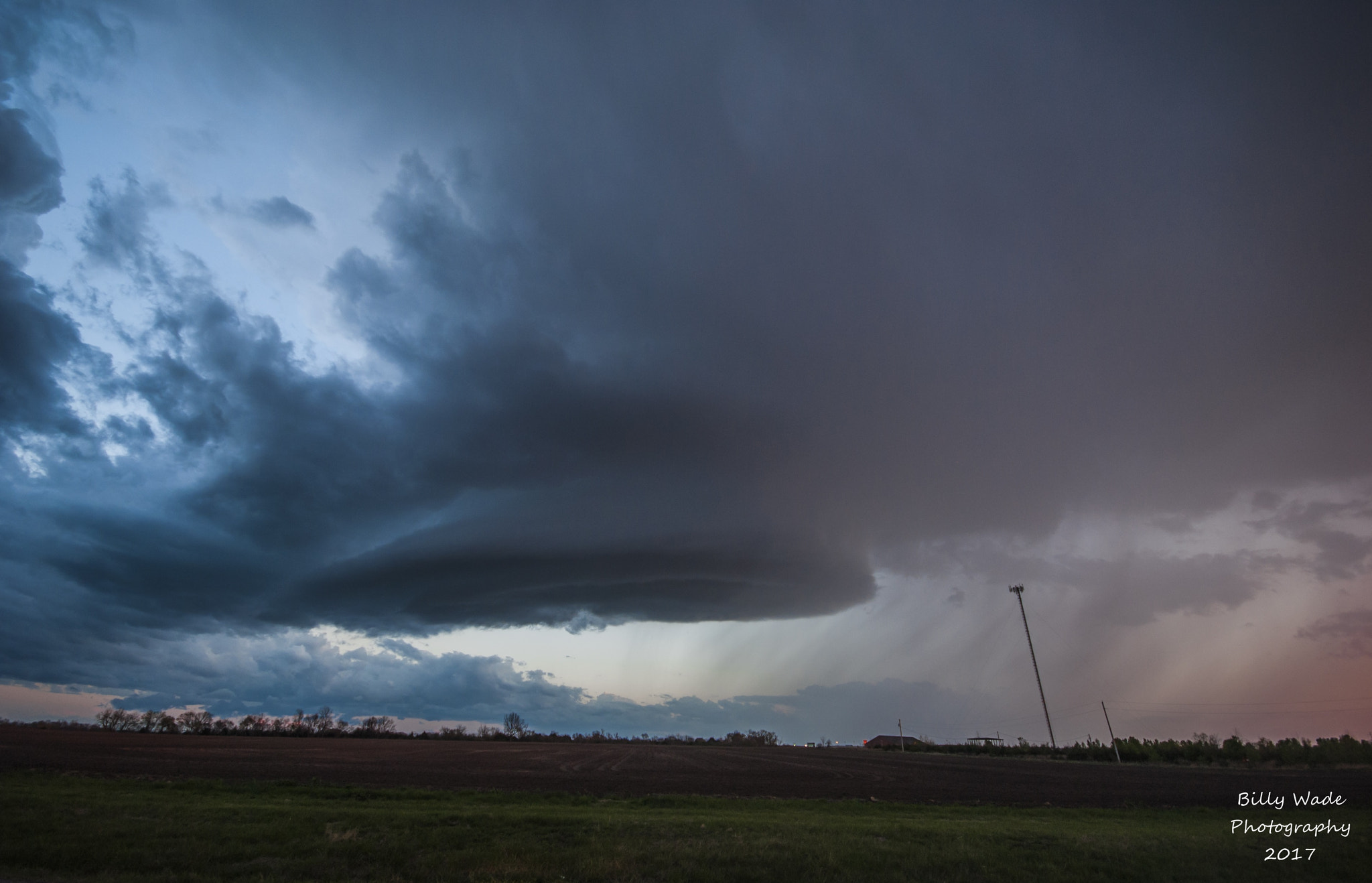 Nikon D3000 sample photo. Miami oklahoma lowtop supercell photography