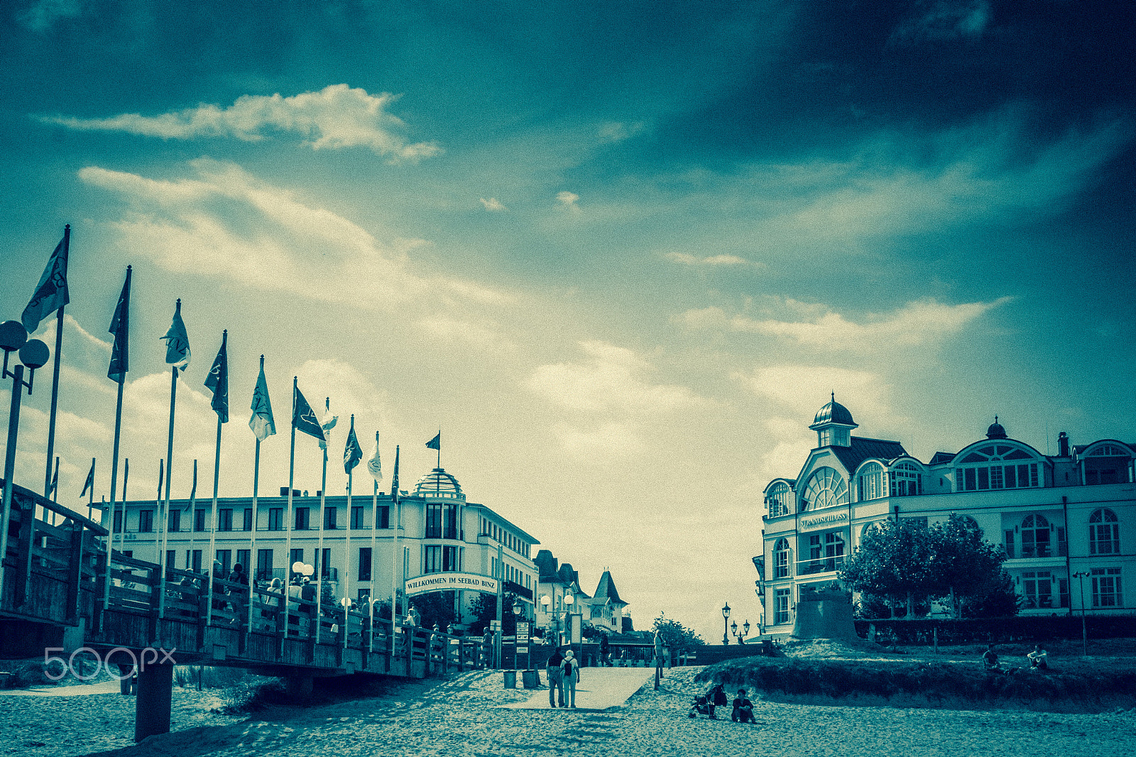 Nikon D5000 sample photo. Binz - beach photography