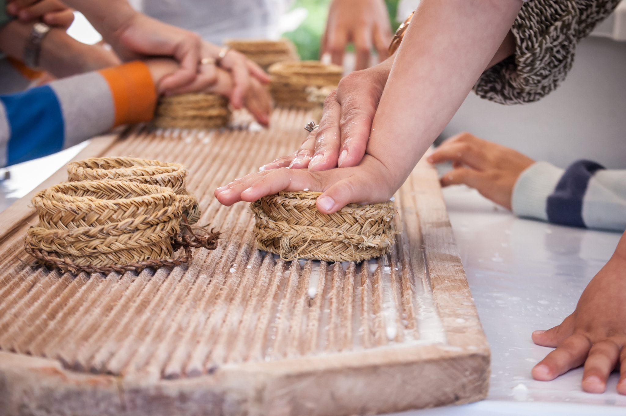 Nikon D40 sample photo. Making artisan goat cheese in casares photography
