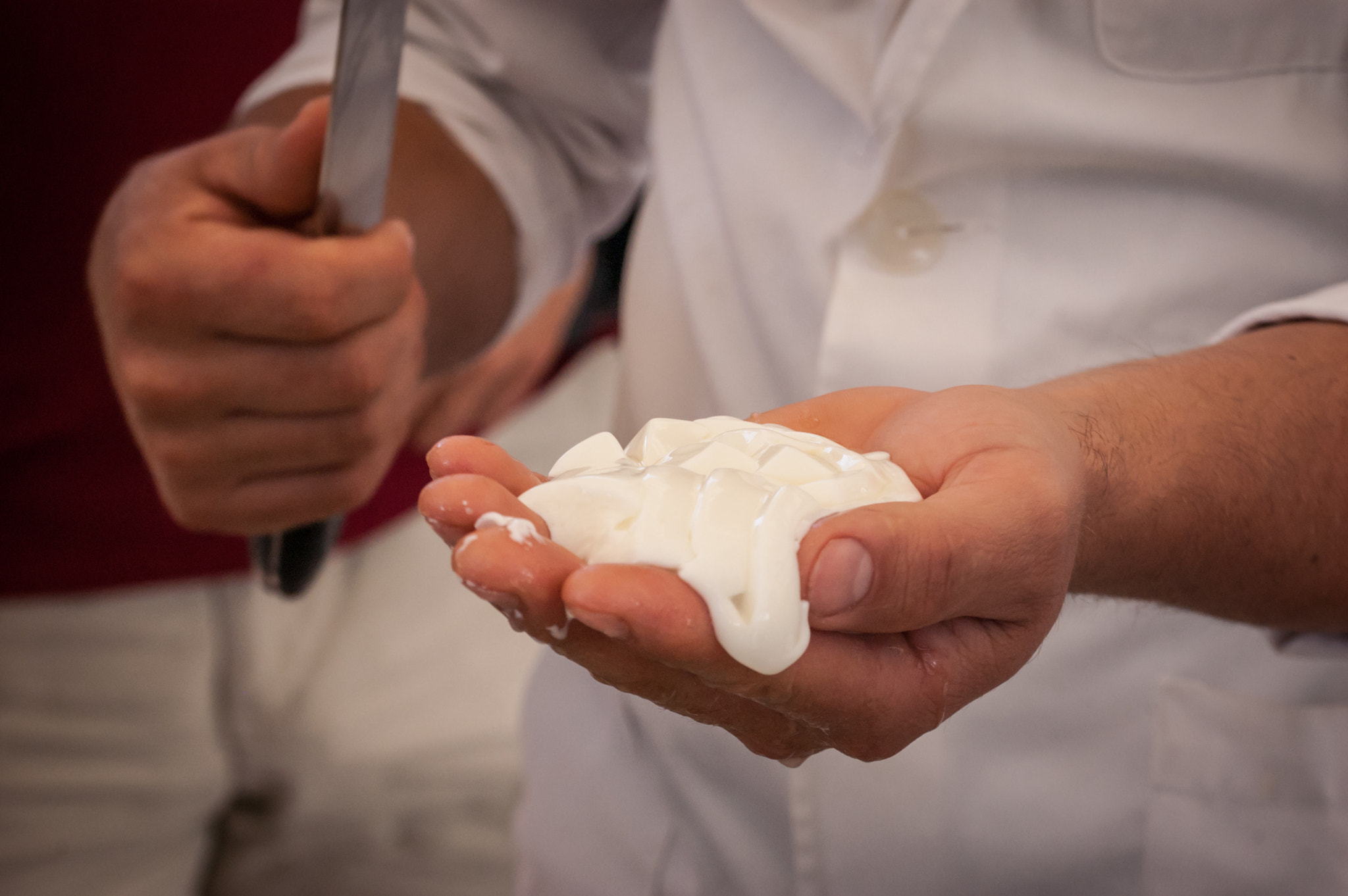 Nikon D40 sample photo. Making artisan goat cheese in casares photography