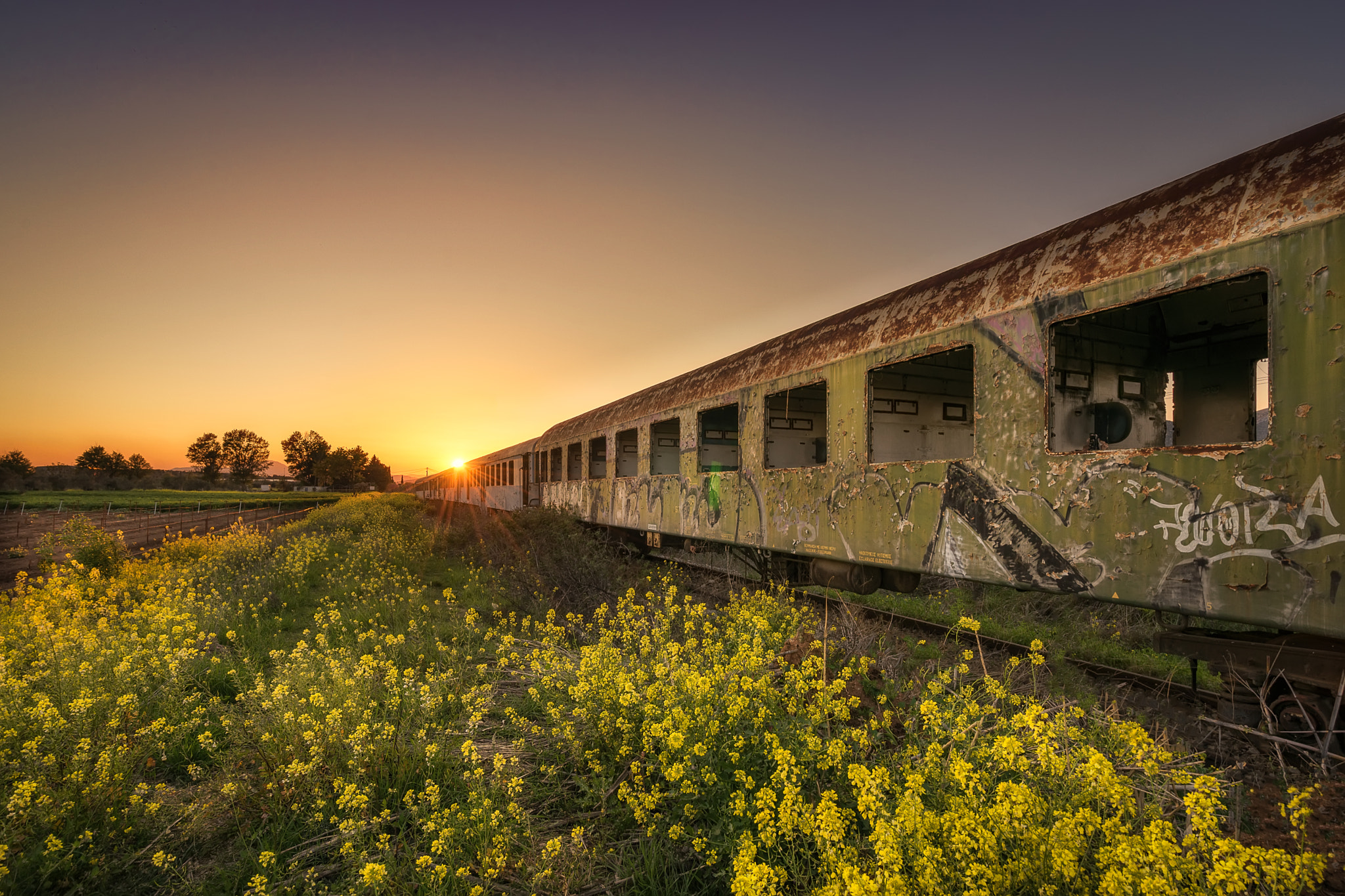 Sony a7 sample photo. Train photography