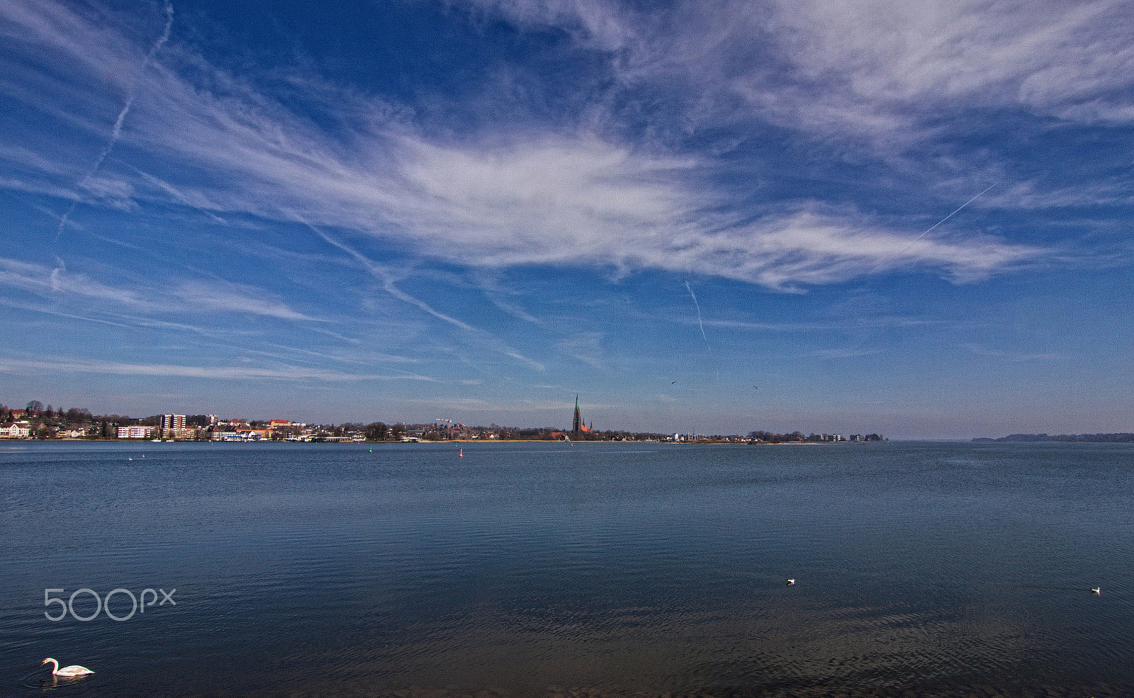 Canon EOS 7D sample photo. View over the schlei photography