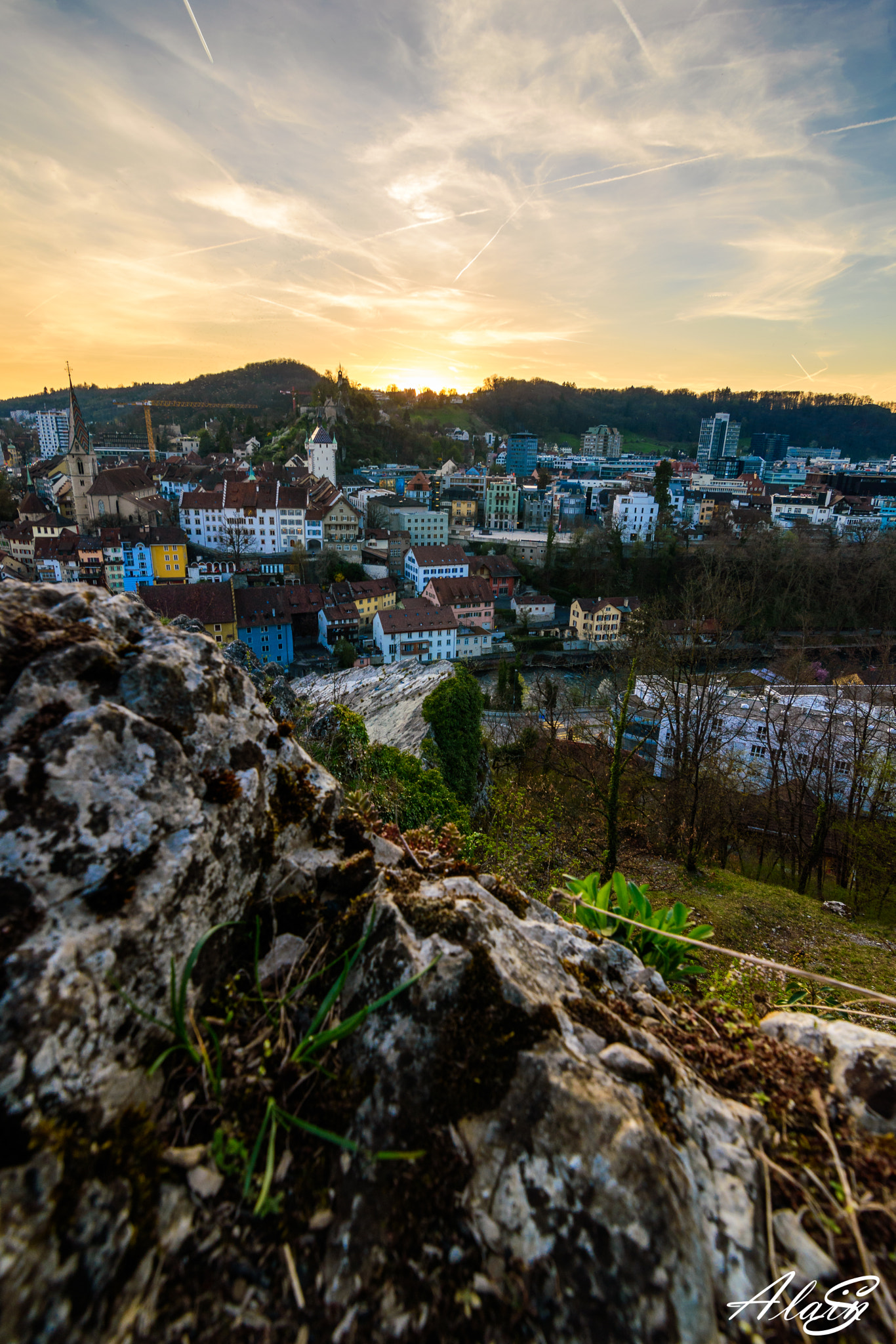 Nikon D5500 sample photo. Baden at sunset photography