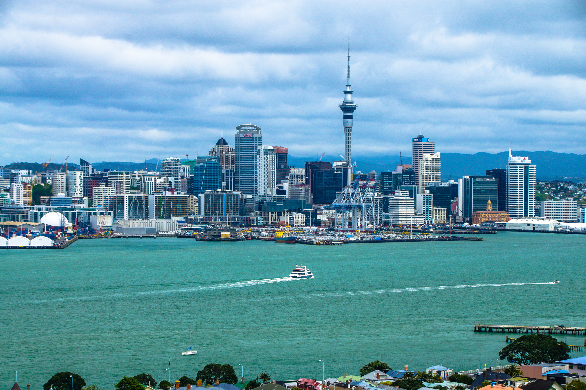 Pentax K-3 sample photo. Auckland city view photography
