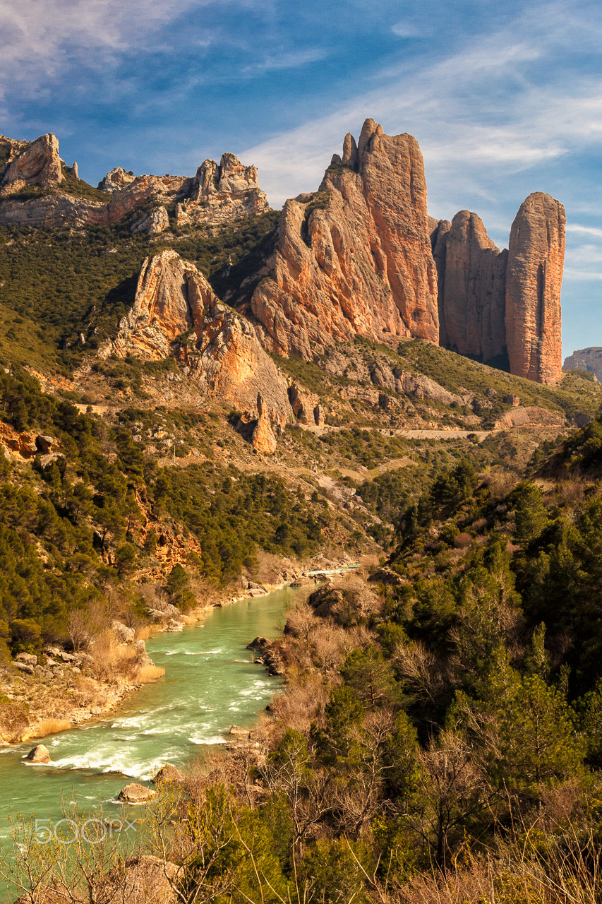 Canon EF 24-70mm F4L IS USM sample photo. Mallos de riglos photography
