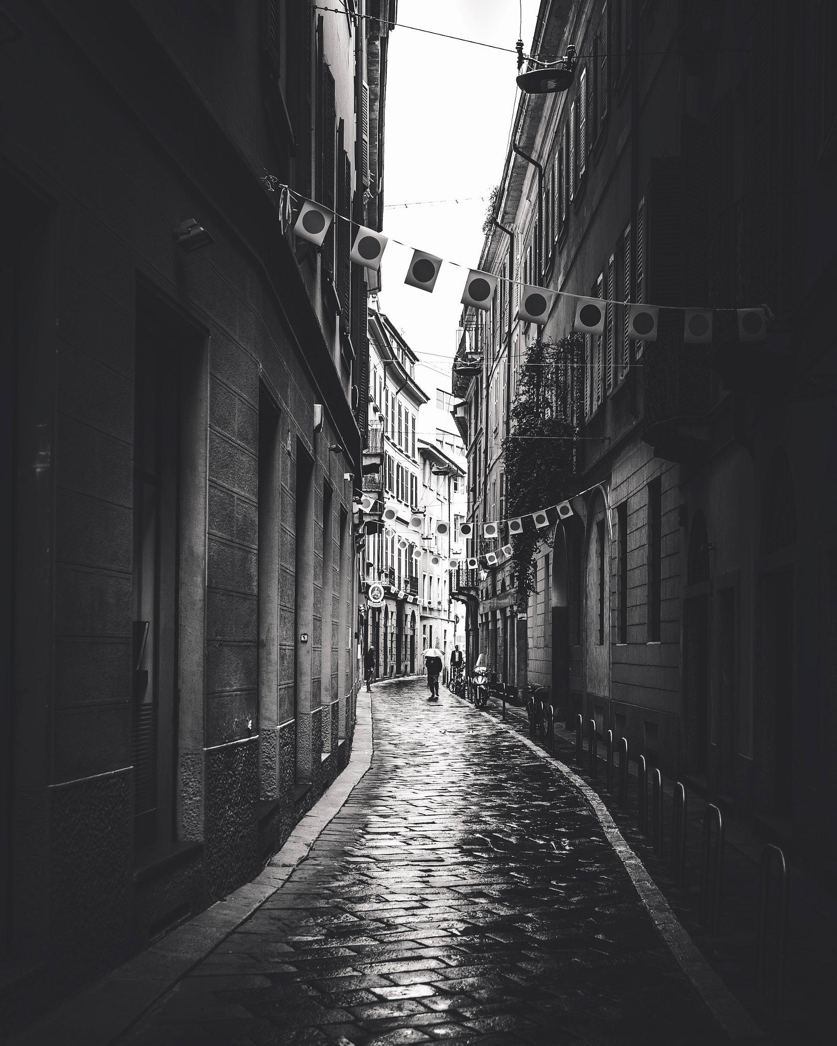 Sigma 24-70mm F2.8 EX DG Macro sample photo. Milan side streets photography