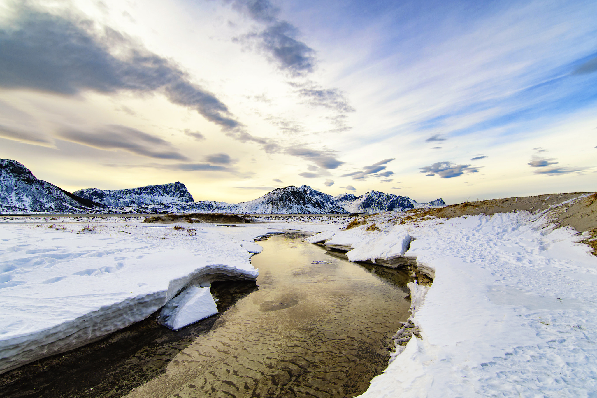 Nikon D500 sample photo. Haukland beach lofoten photography