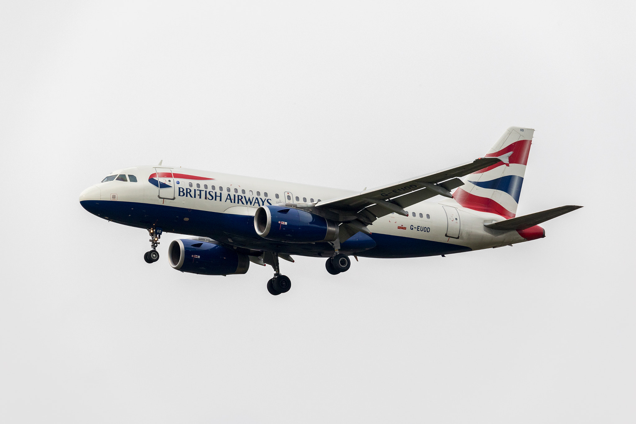 Canon EF-S 55-250mm F4-5.6 IS STM sample photo. British airways g-euod photography
