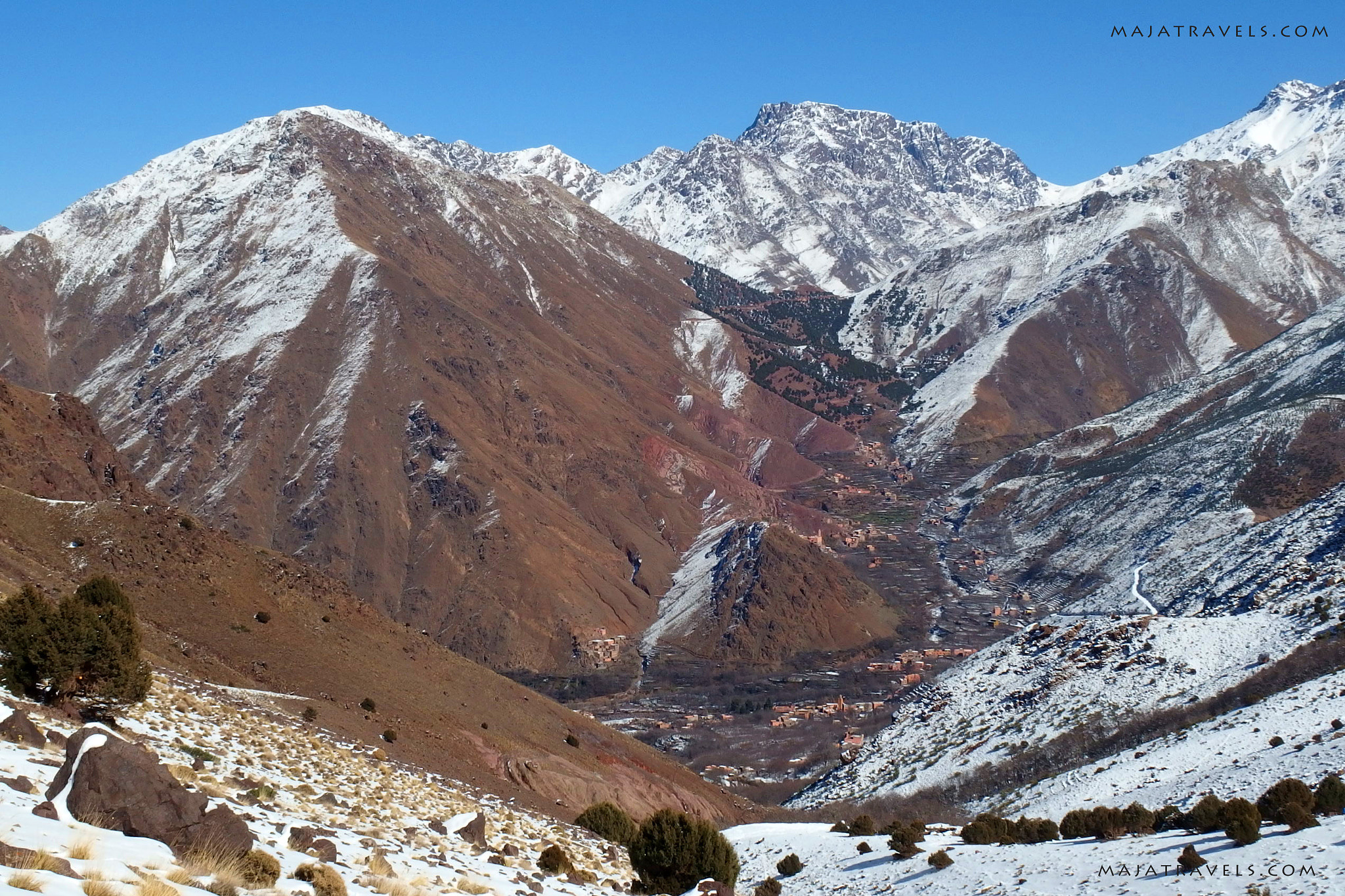 Olympus Stylus XZ-10 sample photo. High atlas mountains in winter photography