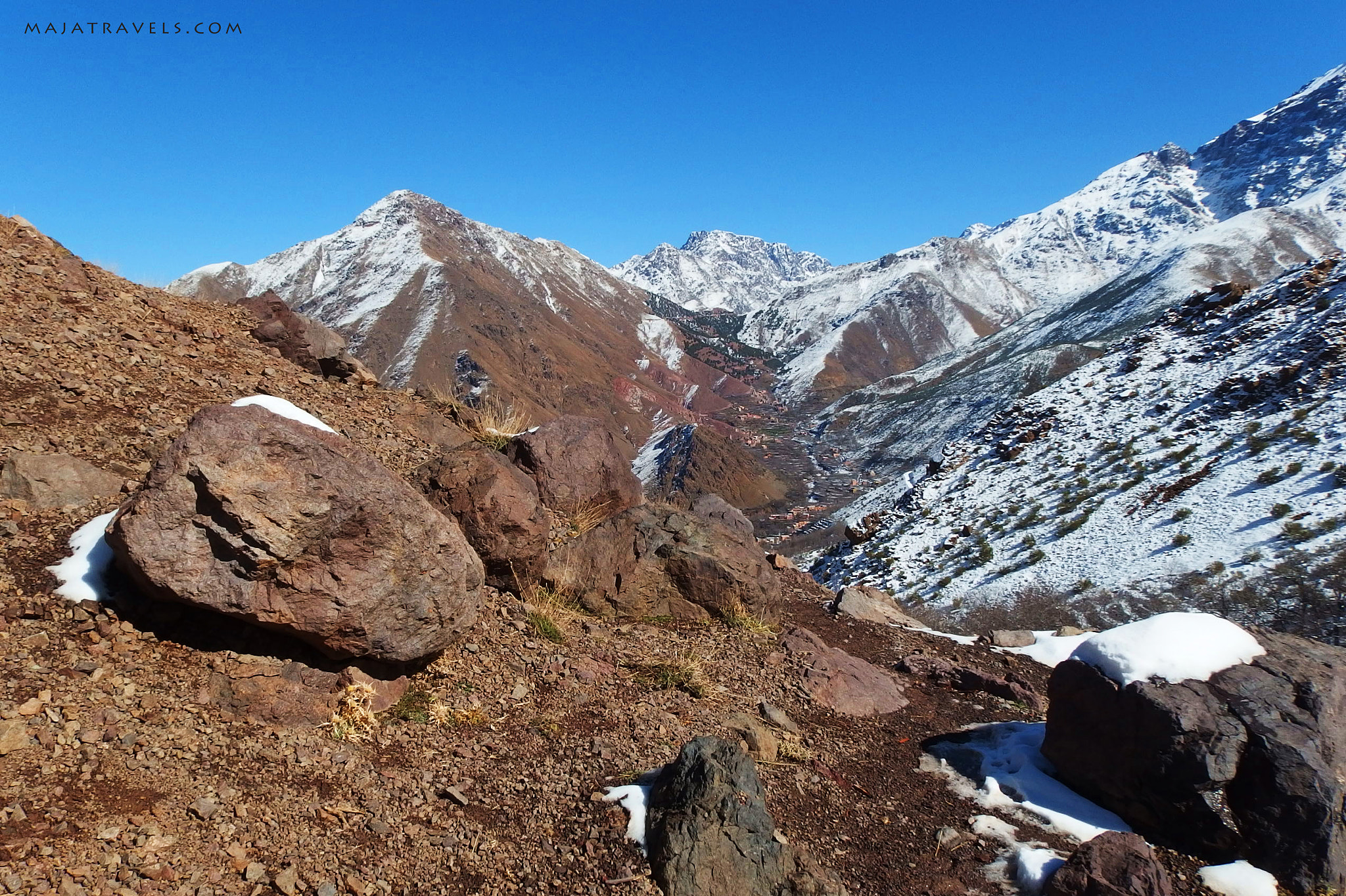 Olympus Stylus XZ-10 sample photo. High atlas mountains in winter photography