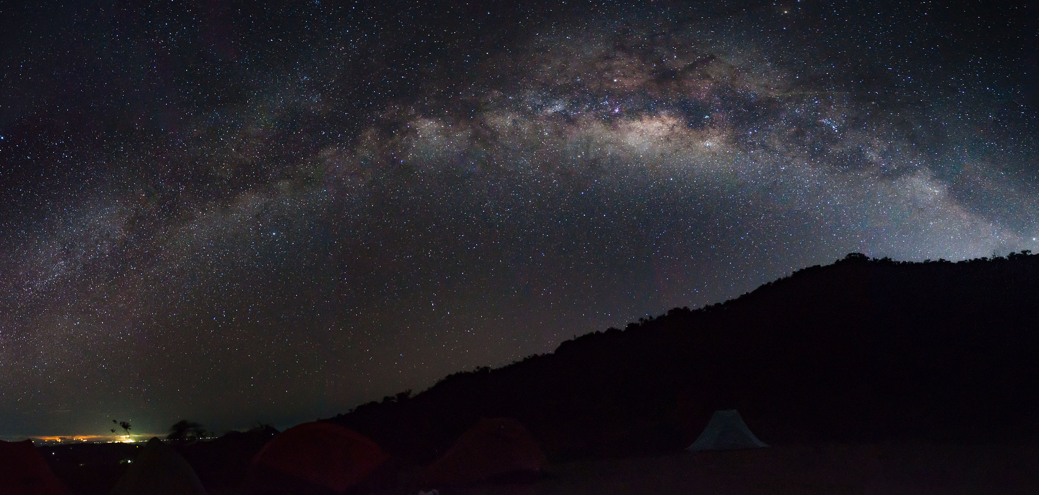 Nikon D90 + Sigma 24-70mm F2.8 EX DG Macro sample photo. Milky way at mt. kapayas photography