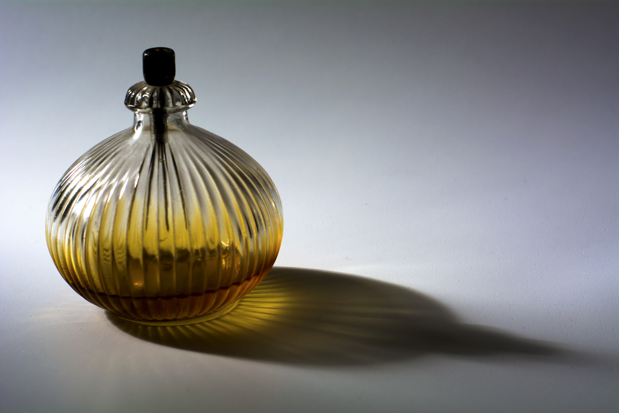 Nikon D7100 sample photo. Glass decorative lamp reflecting back light photography