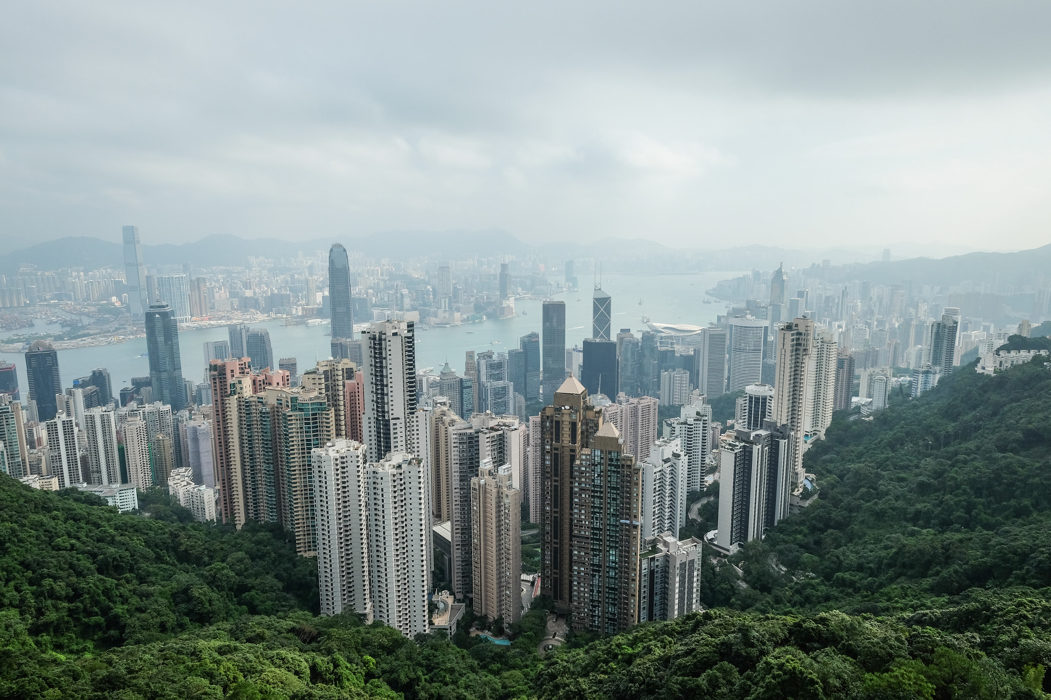 Fujifilm X-T1 sample photo. Hong kong skyline photography