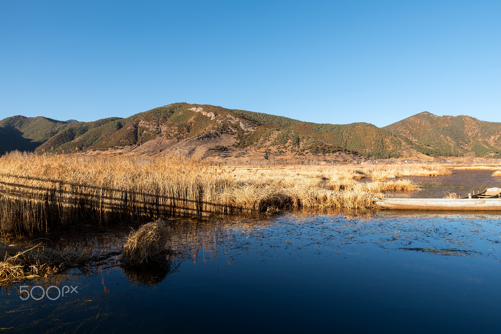 Nikon D750 sample photo. Winter lake photography