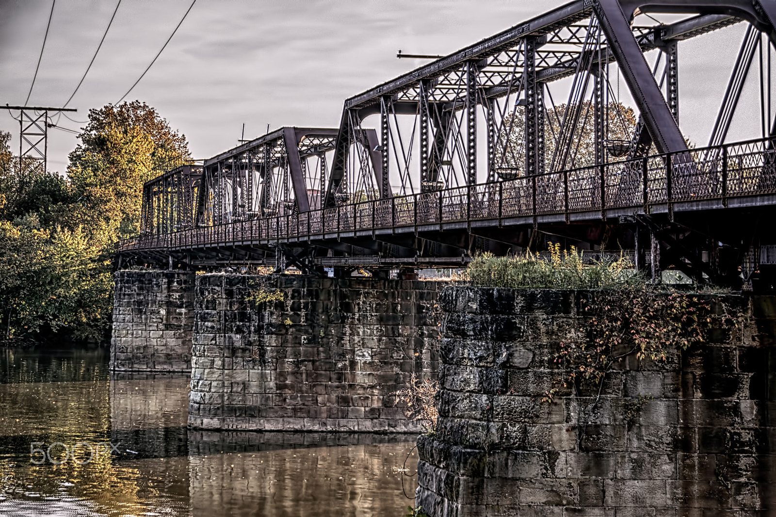 Nikon D7100 sample photo. Harmar walking bridge photography