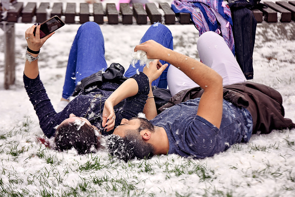 Nikon AF-S Nikkor 70-200mm F2.8G ED VR II sample photo. After a pillow fight photography