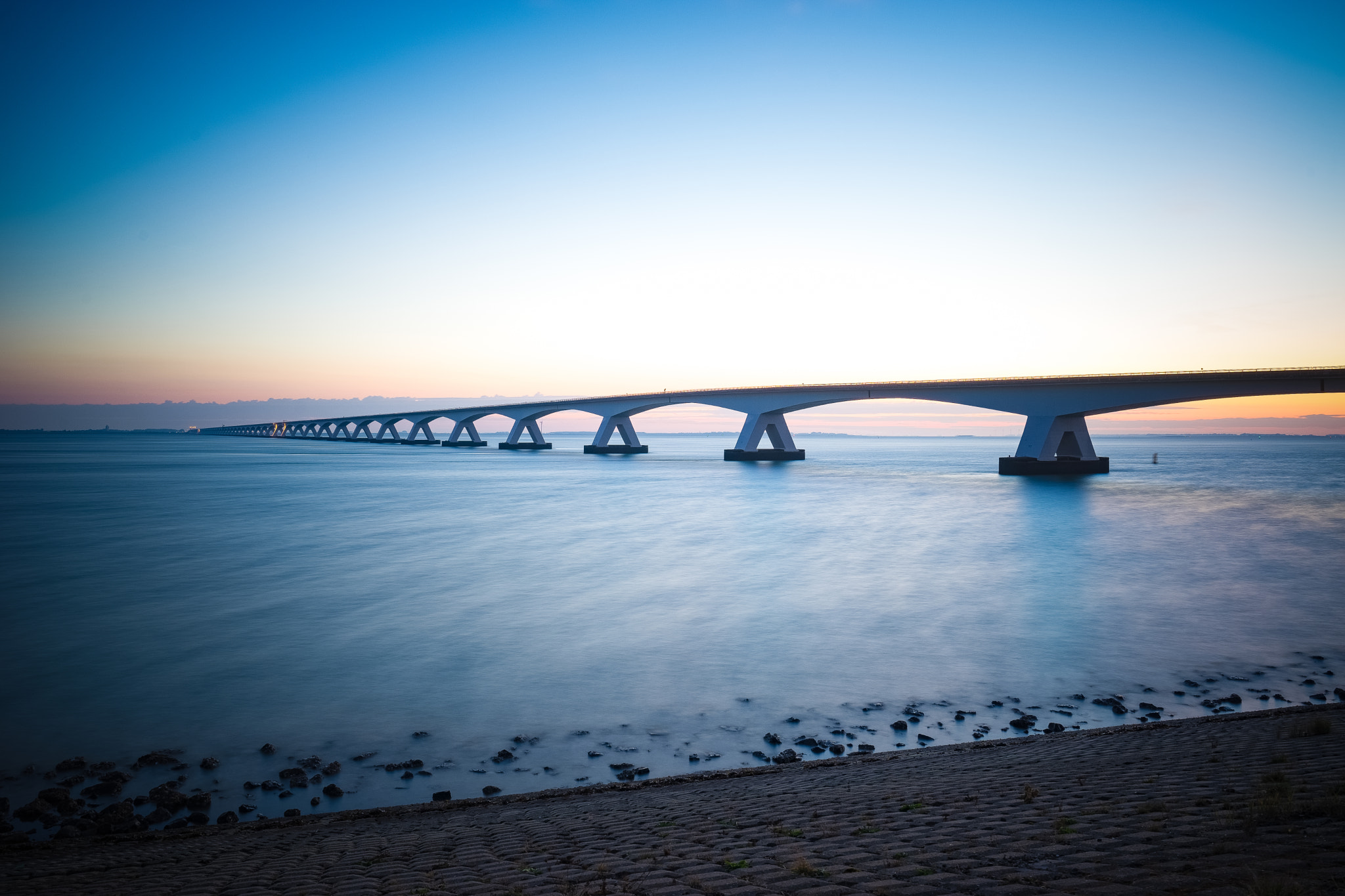 Sony a7 sample photo. Bridge, zeelandbrug photography