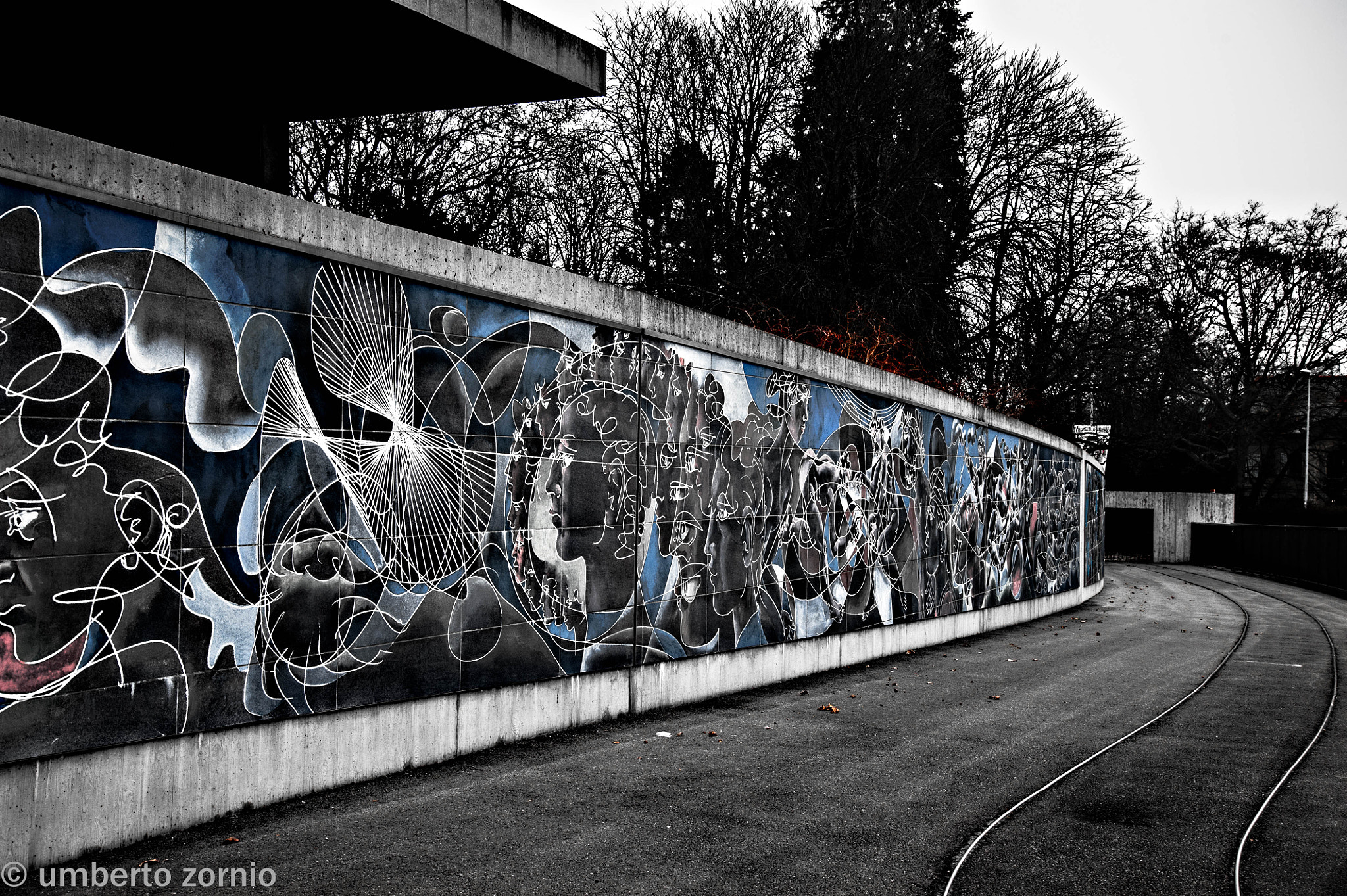 Nikon D700 sample photo. Uno wall photography