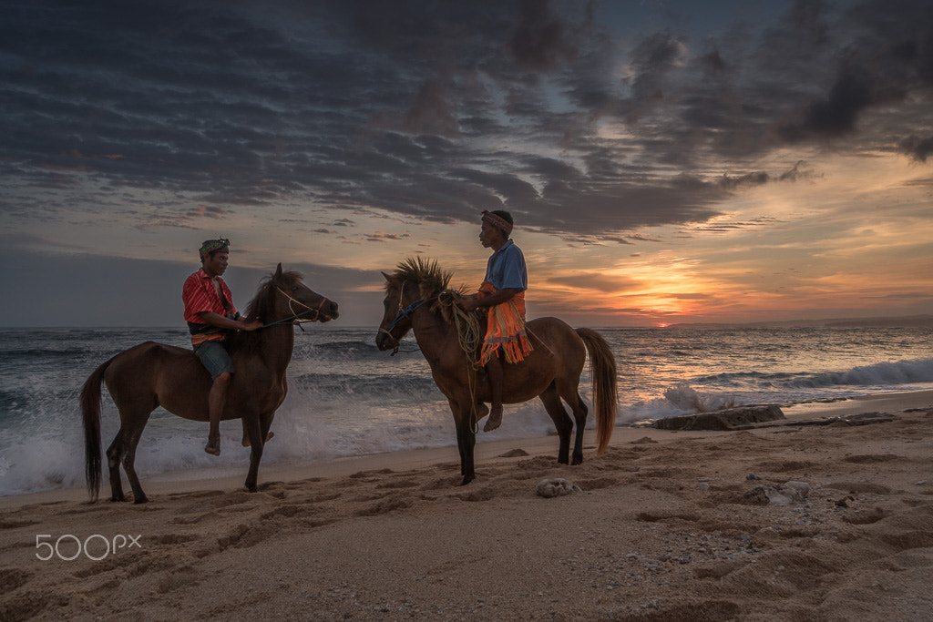 Sony a6300 + Sony E 10-18mm F4 OSS sample photo. The horsemen of west sumba, ntt, indonesia photography