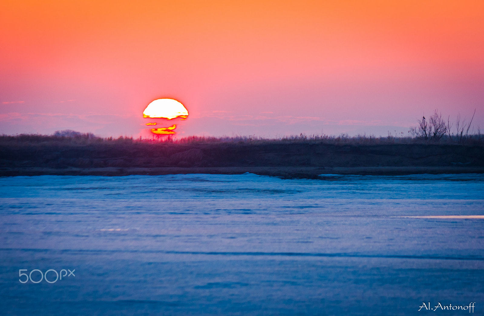 Canon EF-S 55-250mm F4-5.6 IS sample photo. Sunrise photography