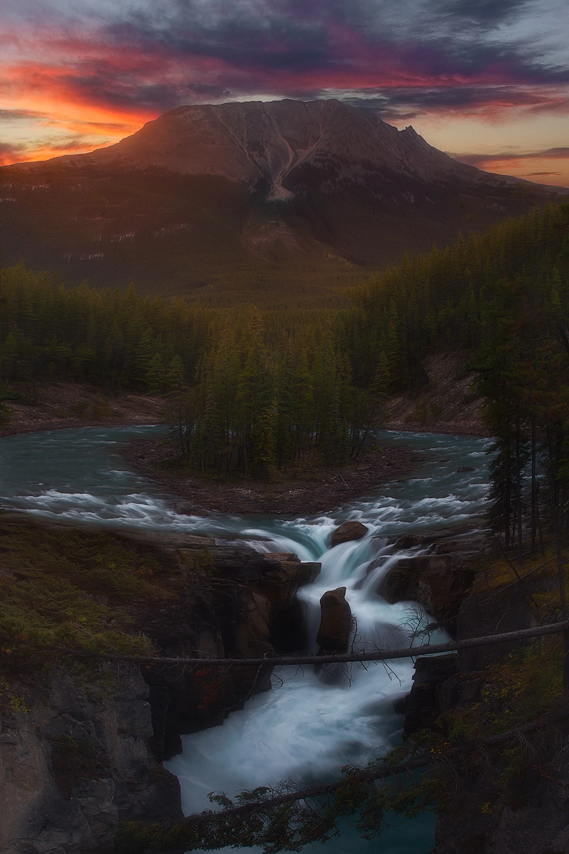 Canon EOS 5D + Canon EF 24-105mm F4L IS USM sample photo. Athabasca river photography