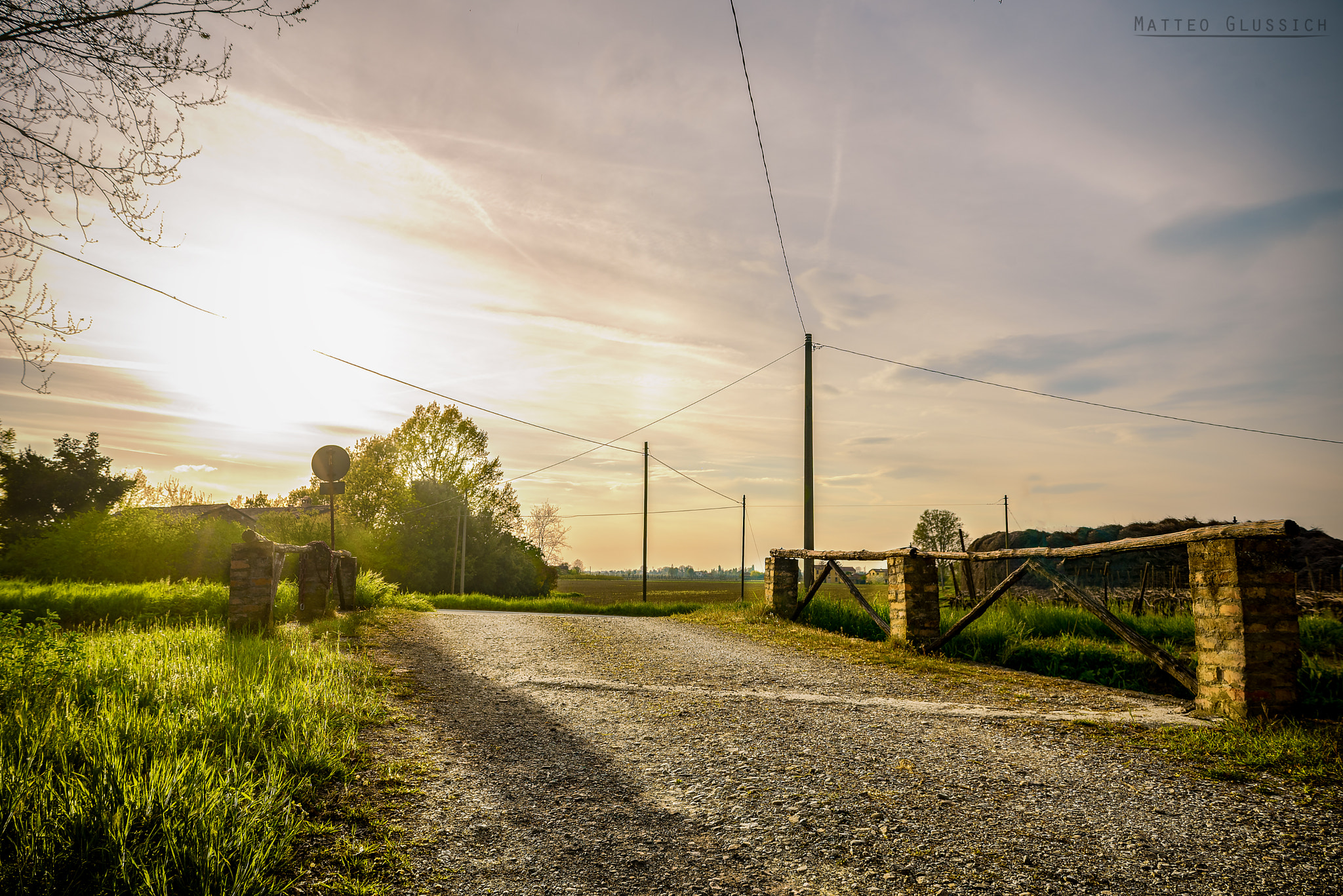 Nikon D750 + Sigma 24-70mm F2.8 EX DG Macro sample photo. Tramonto sul canale naviglio, bagnacavallo photography