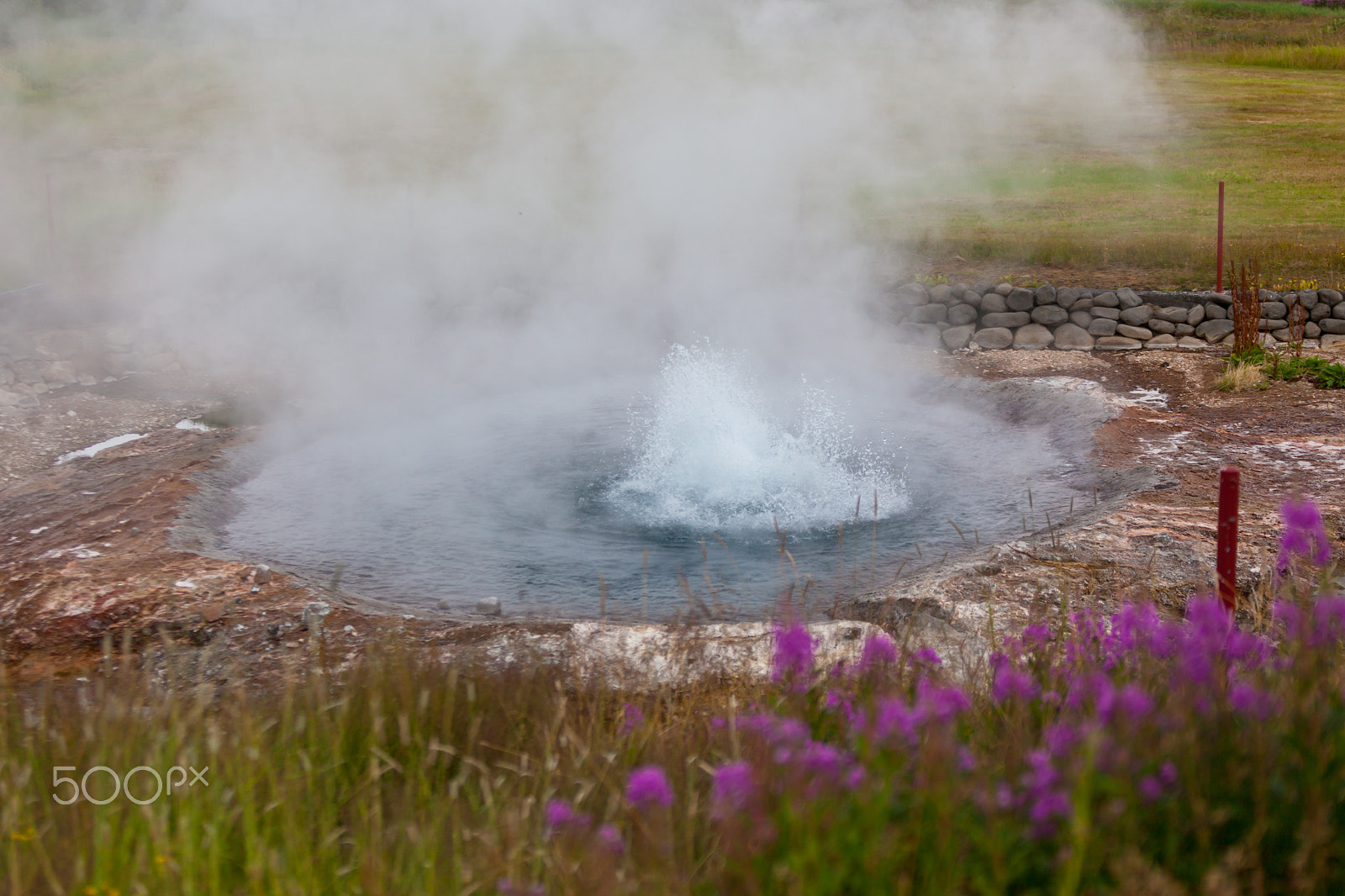 Canon EOS 5D Mark II + Canon EF 70-200mm F2.8L IS USM sample photo. Geothermal spring in iceland photography