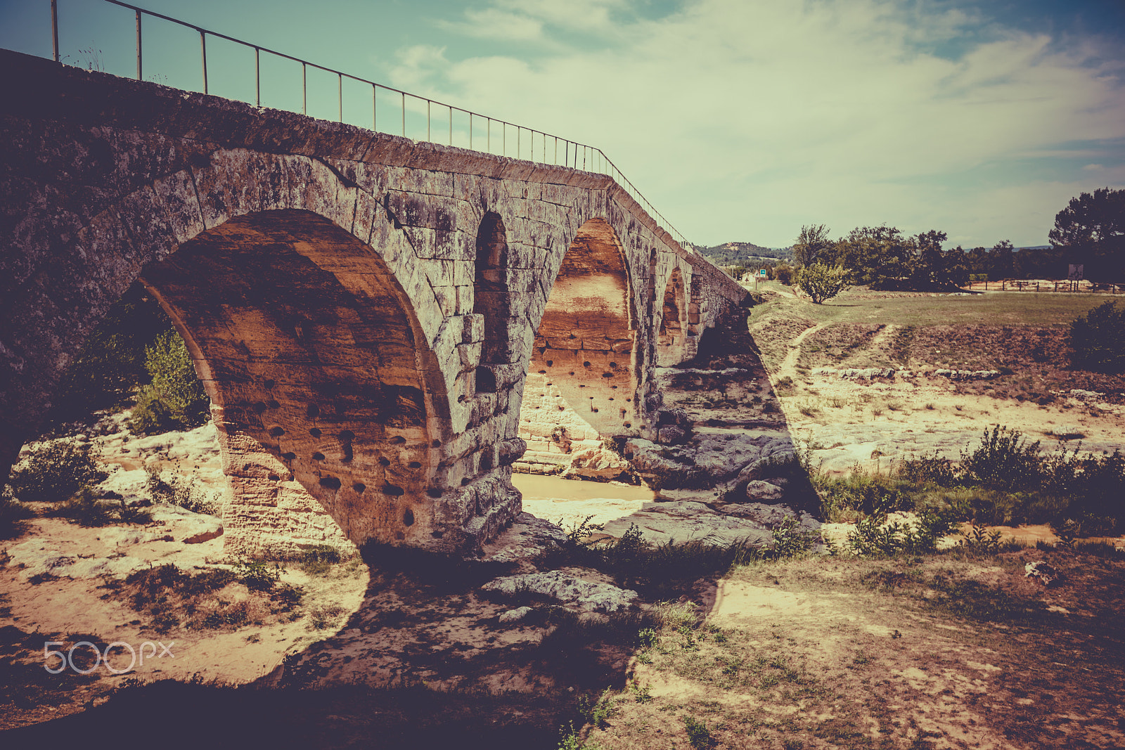 Canon EOS 5D Mark II sample photo. Julien bridge in provence, france photography