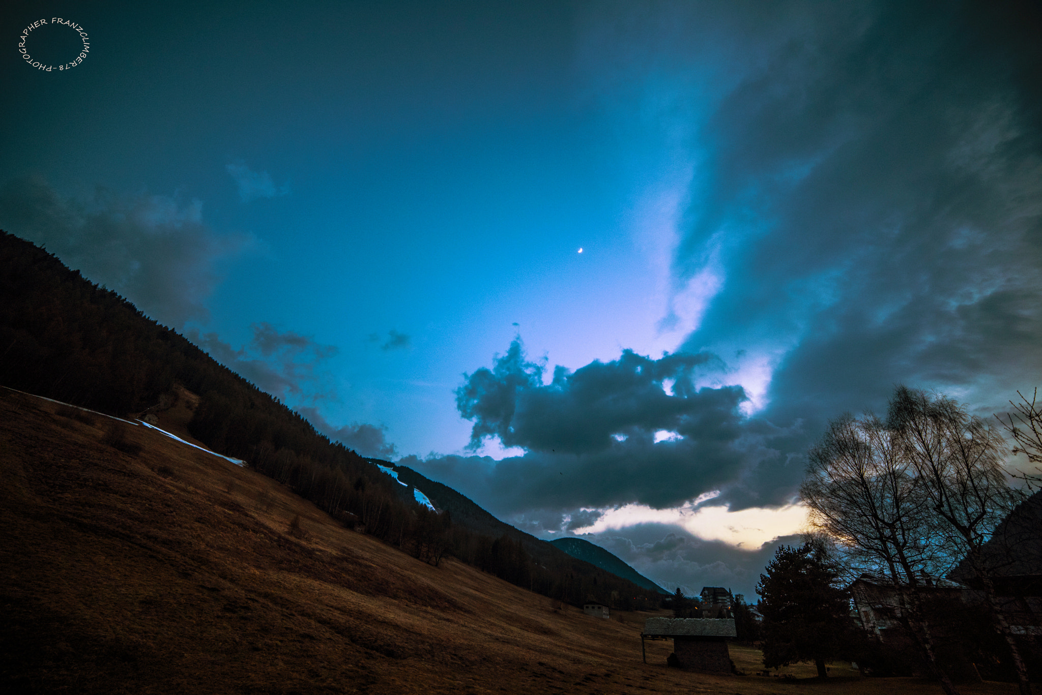 Samyang 14mm F2.8 ED AS IF UMC sample photo. Clouds in the night photography
