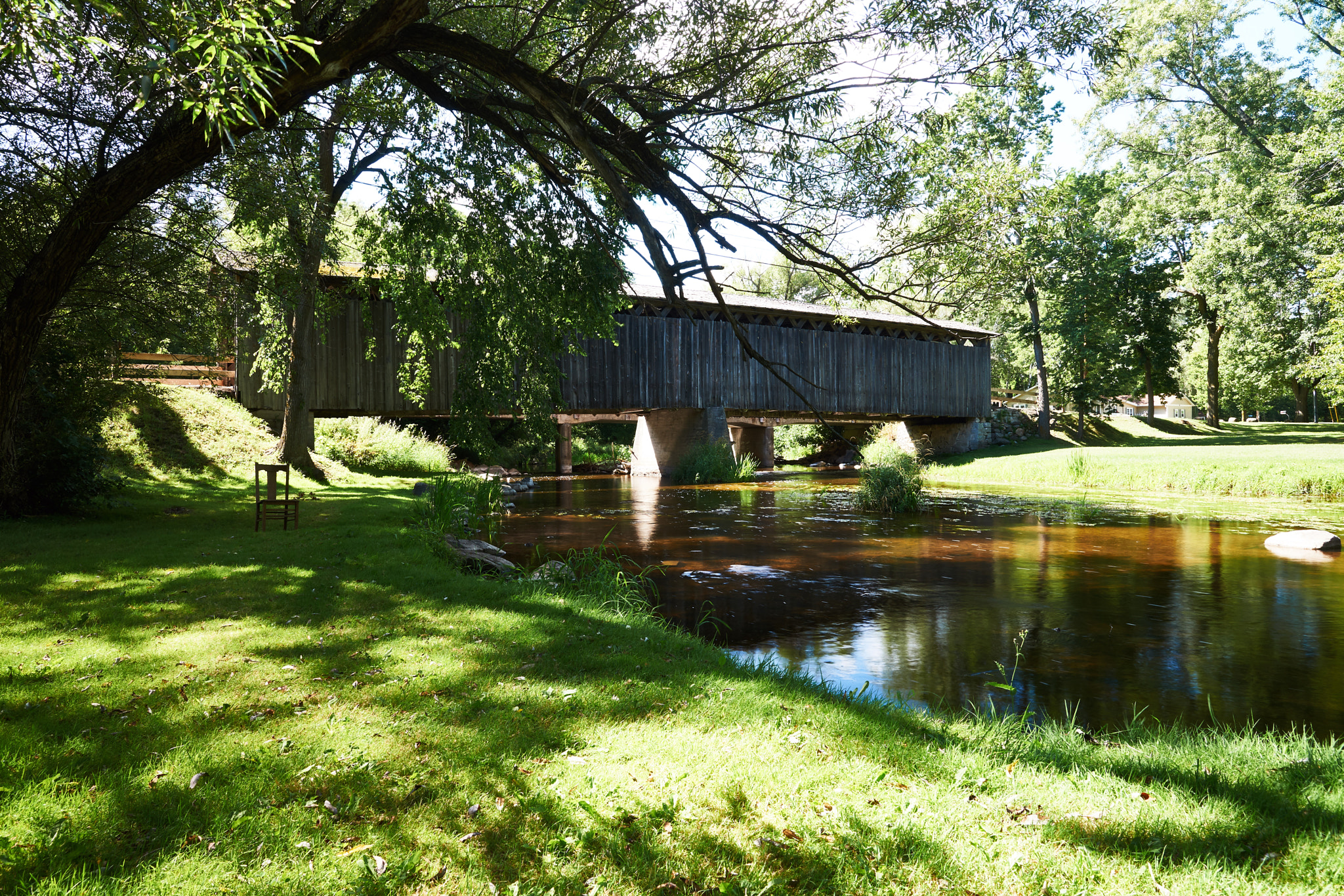 Sony SLT-A99V sample photo. Ceaderburg red bridge photography