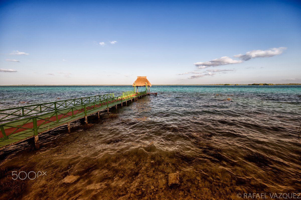 Canon EOS-1D X + Canon EF 11-24mm F4L USM sample photo. Laguna de bacalar. photography