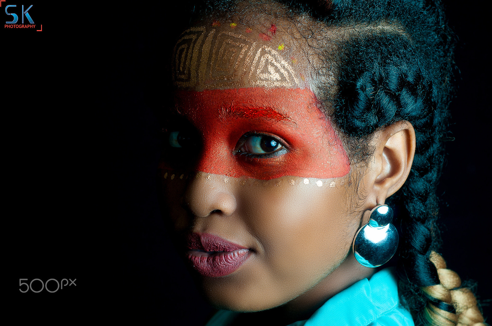 Nikon D300 sample photo. Facepaint photography