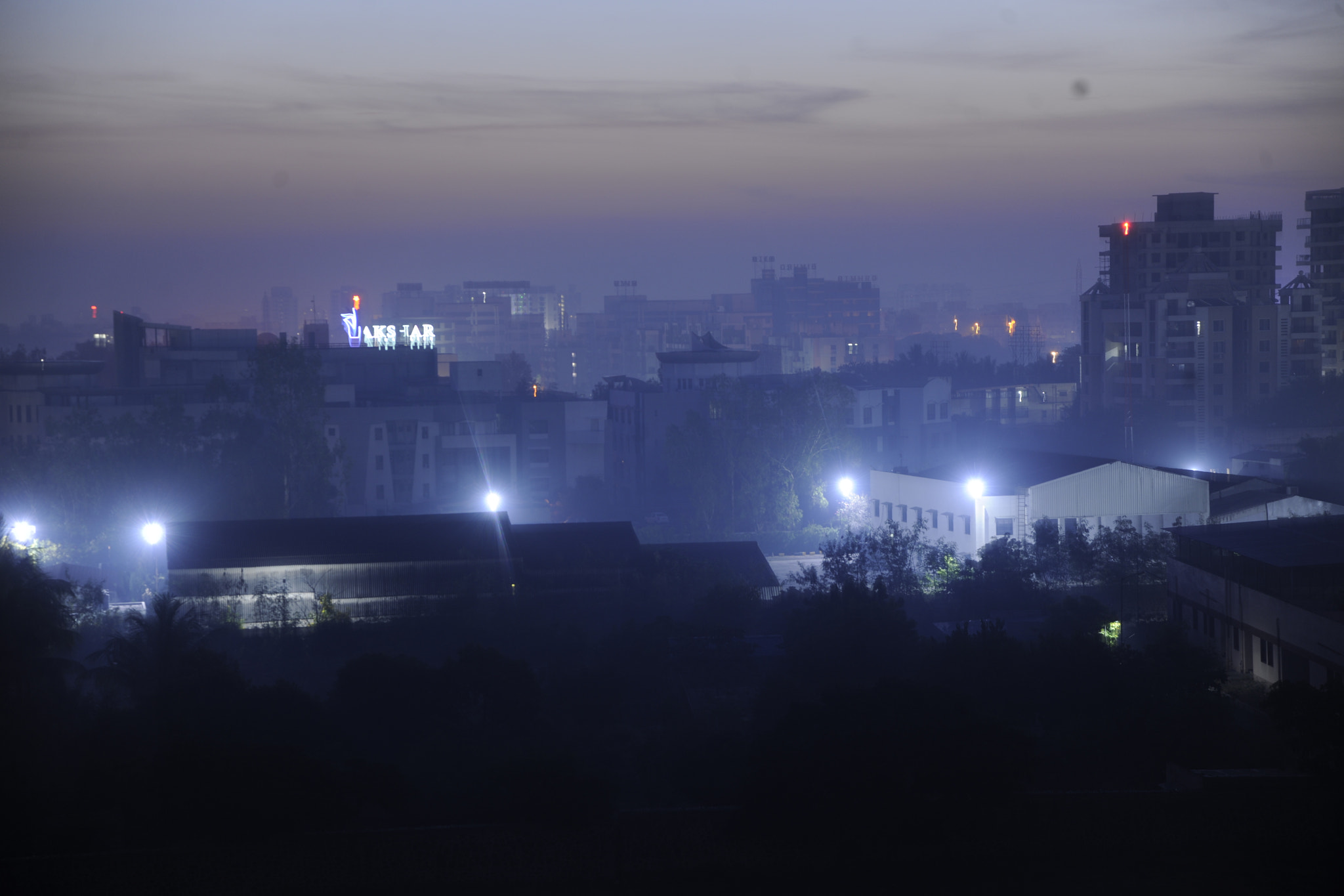 Nikon D3X sample photo. 6.45am sky made my day.  photography