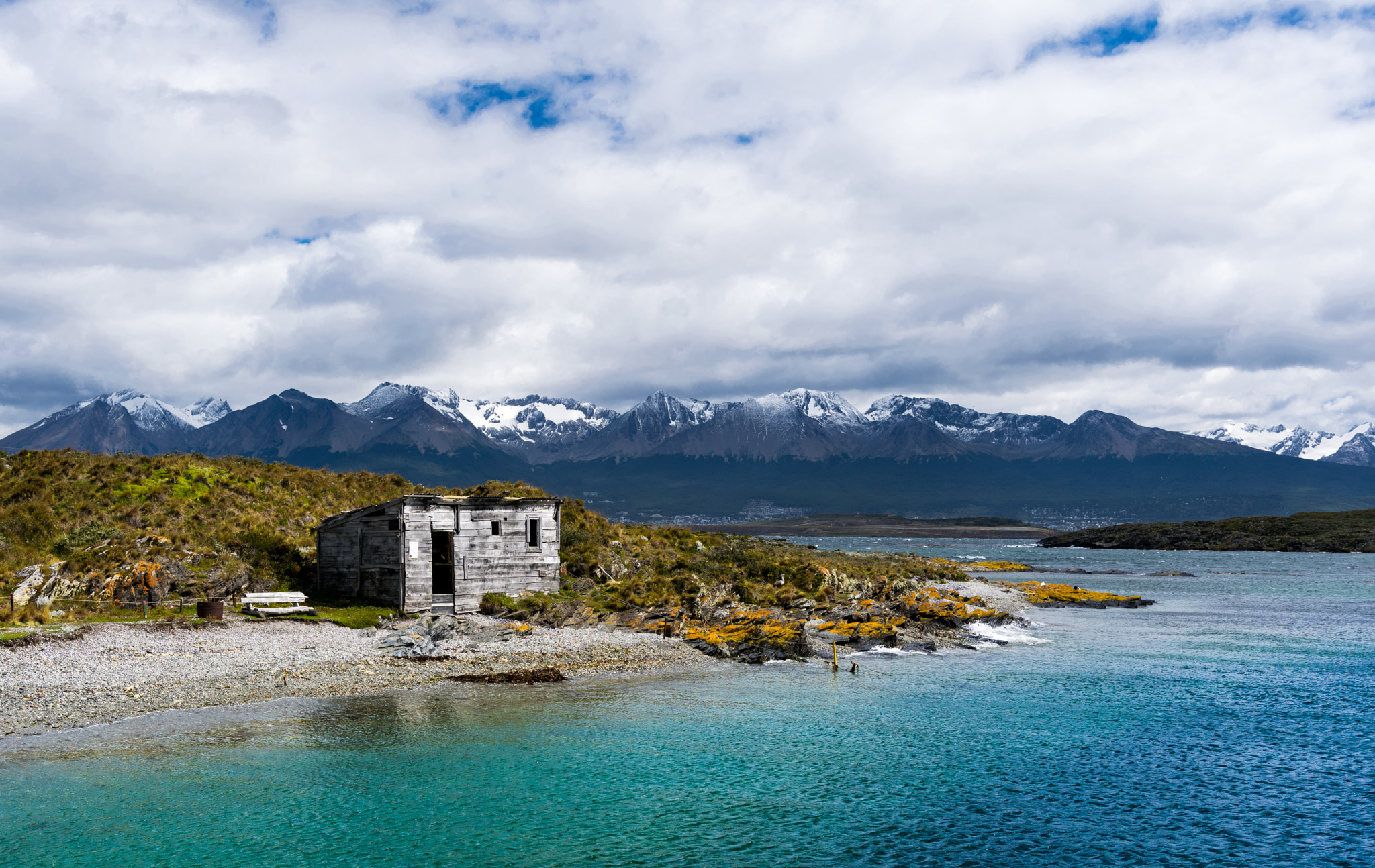Nikon D5300 + Sigma 18-35mm F1.8 DC HSM Art sample photo. Little house in beagle channel photography