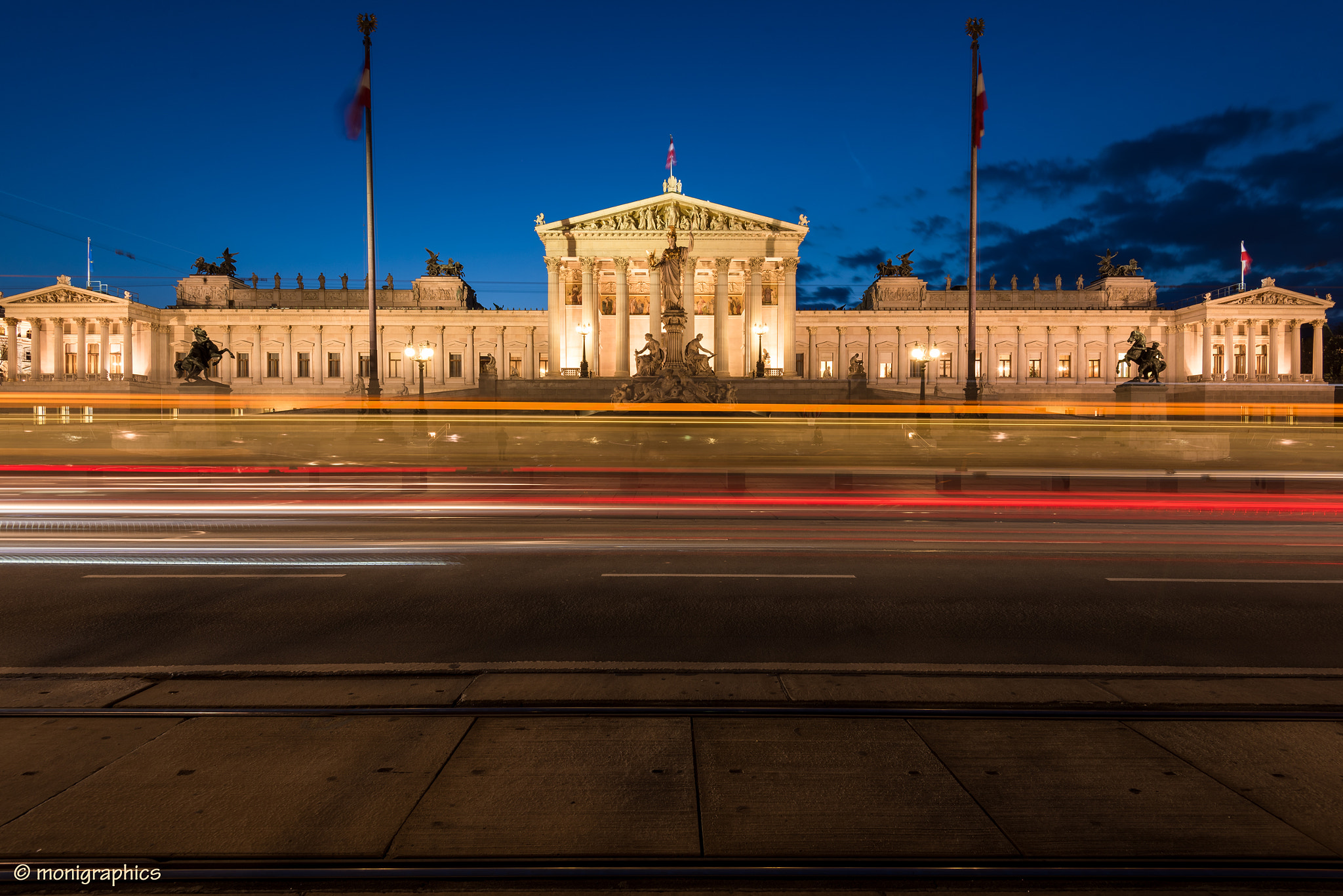 Nikon D750 sample photo. Vienna parliament house photography